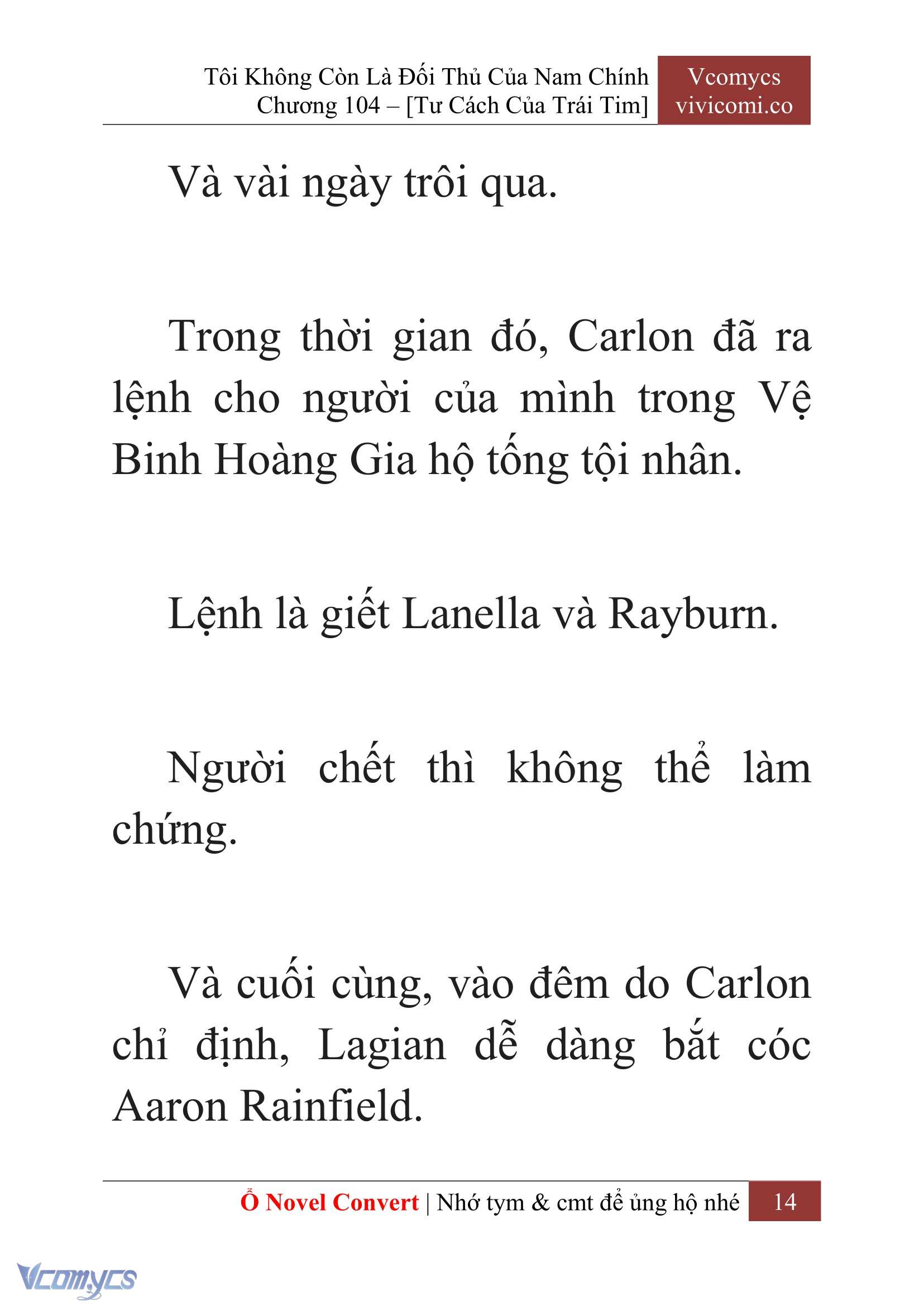 [Novel] Tôi Không Còn Là Đối Thủ Của Nam Chính Chapter  104 - 16