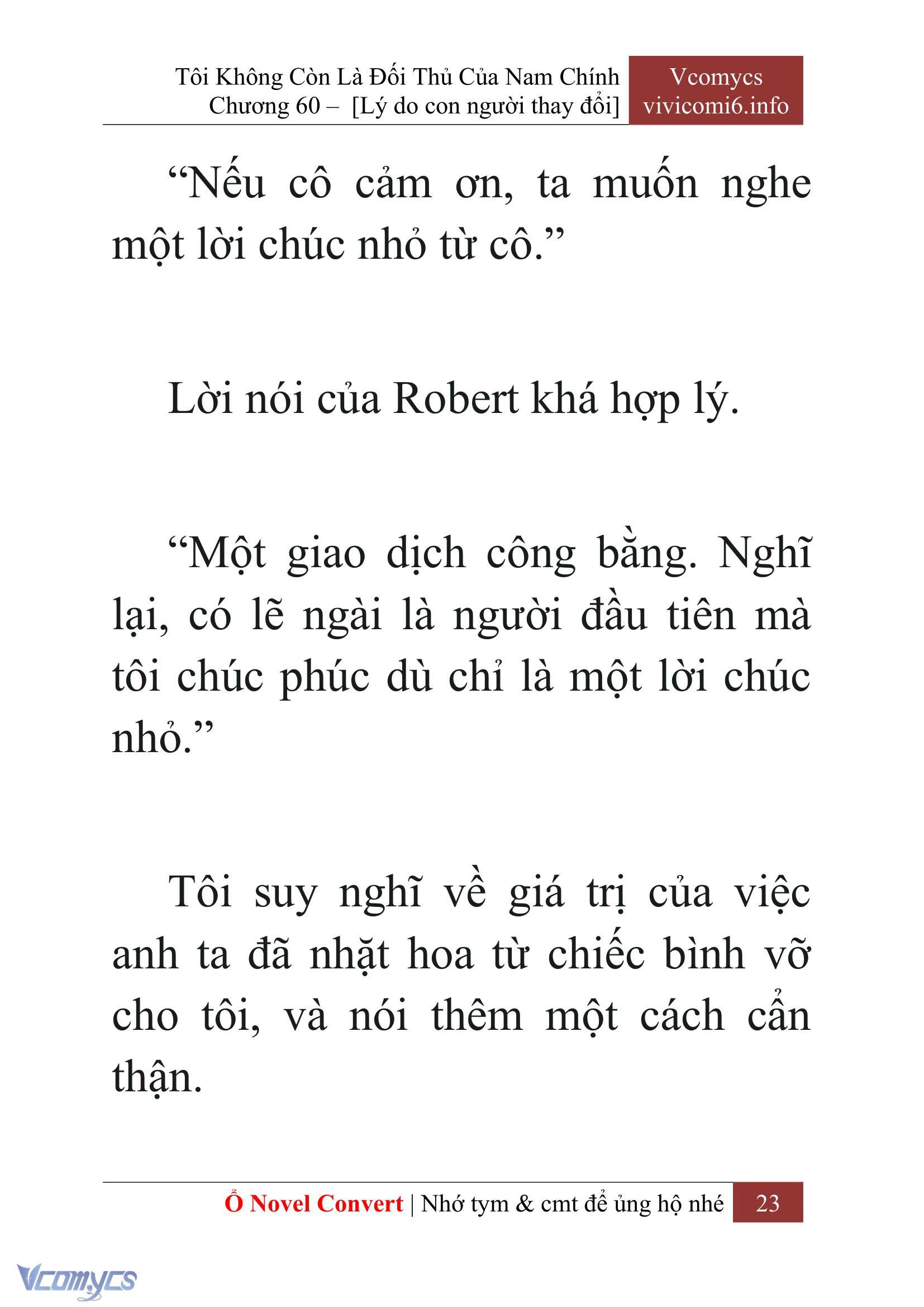 [Novel] Tôi Không Còn Là Đối Thủ Của Nam Chính Chapter  60 - 25