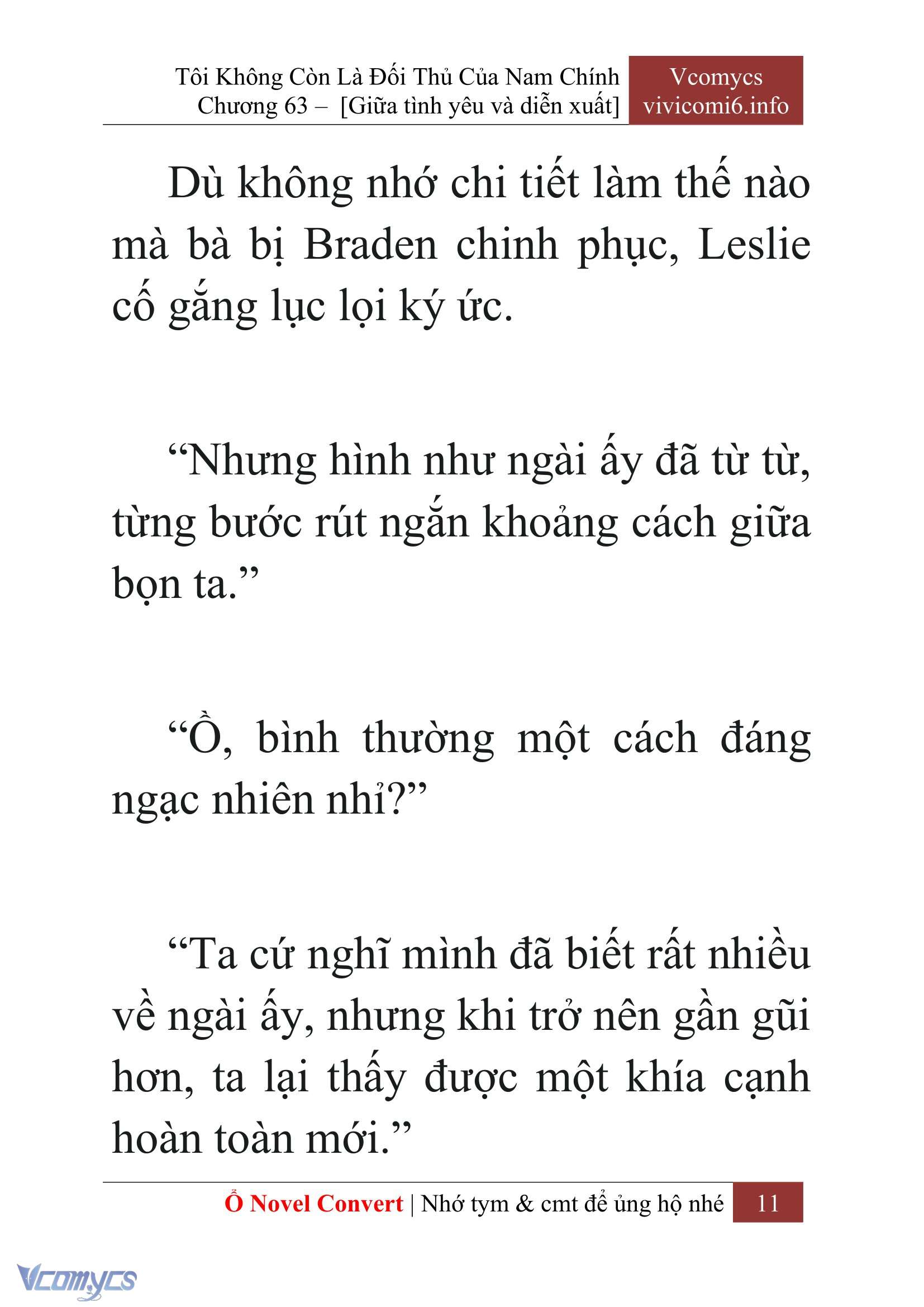 [Novel] Tôi Không Còn Là Đối Thủ Của Nam Chính Chapter  63 - 13