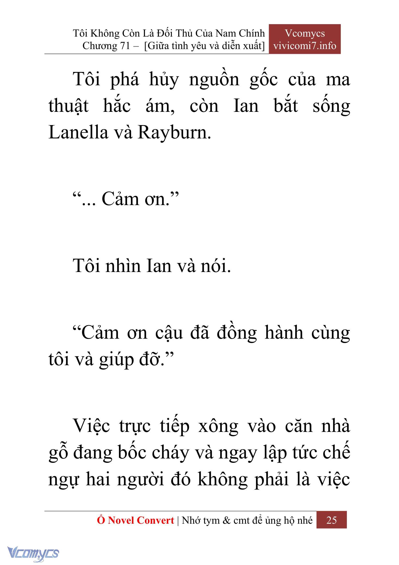 [Novel] Tôi Không Còn Là Đối Thủ Của Nam Chính Chapter  71 - 27