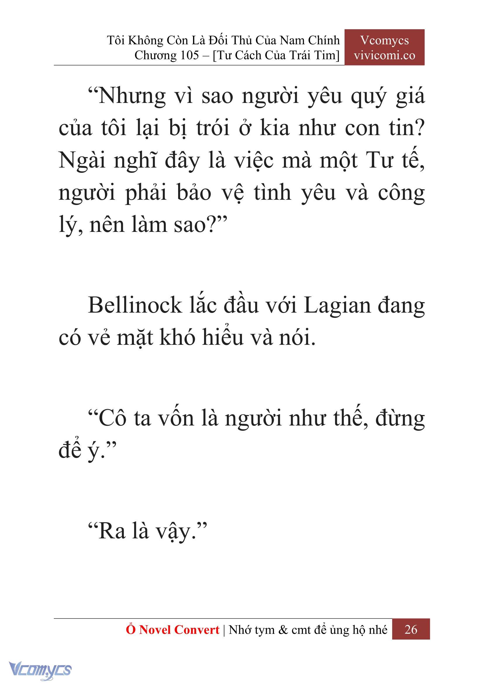 [Novel] Tôi Không Còn Là Đối Thủ Của Nam Chính Chapter  105 - 28