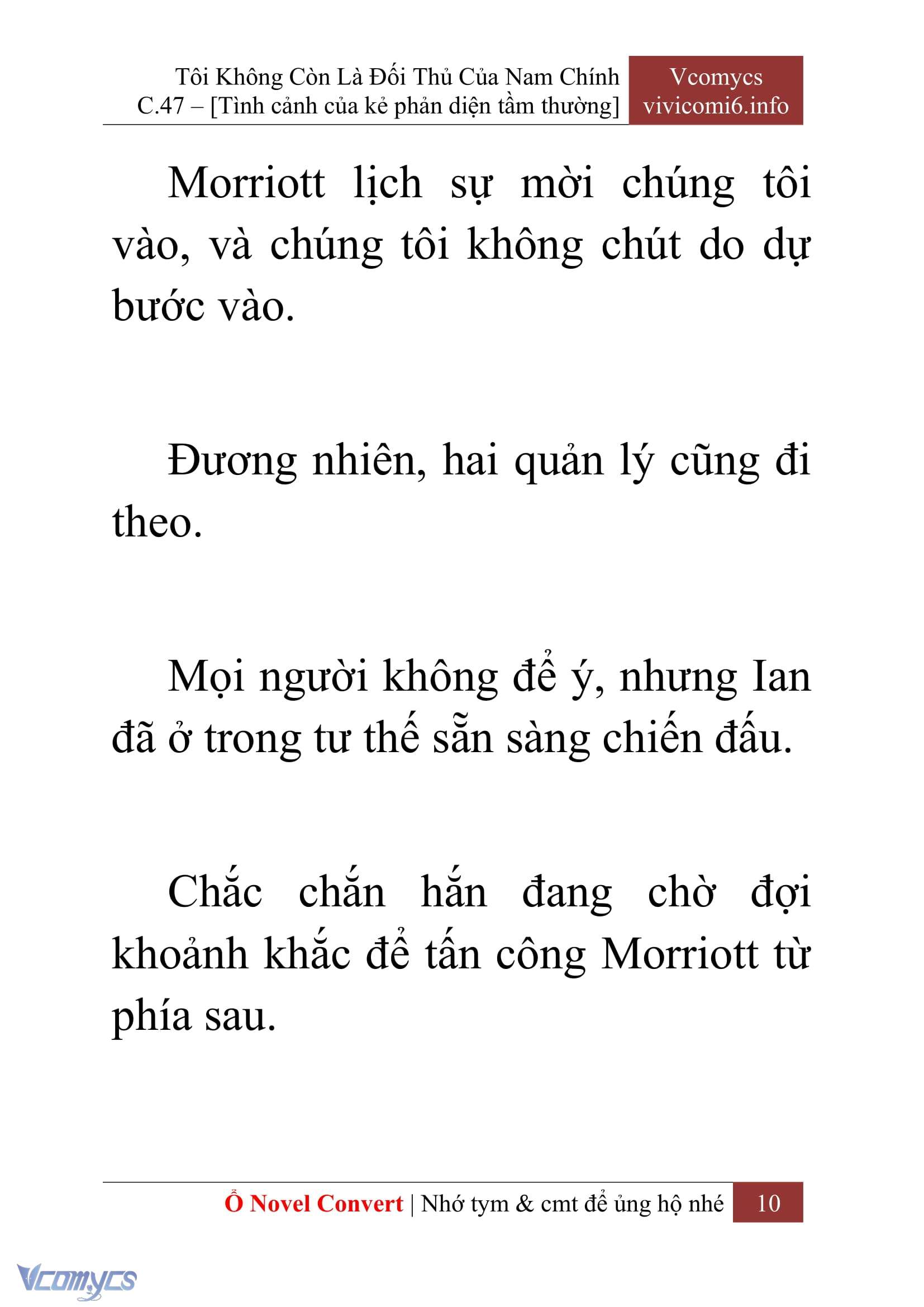 [Novel] Tôi Không Còn Là Đối Thủ Của Nam Chính Chapter  47 - 12