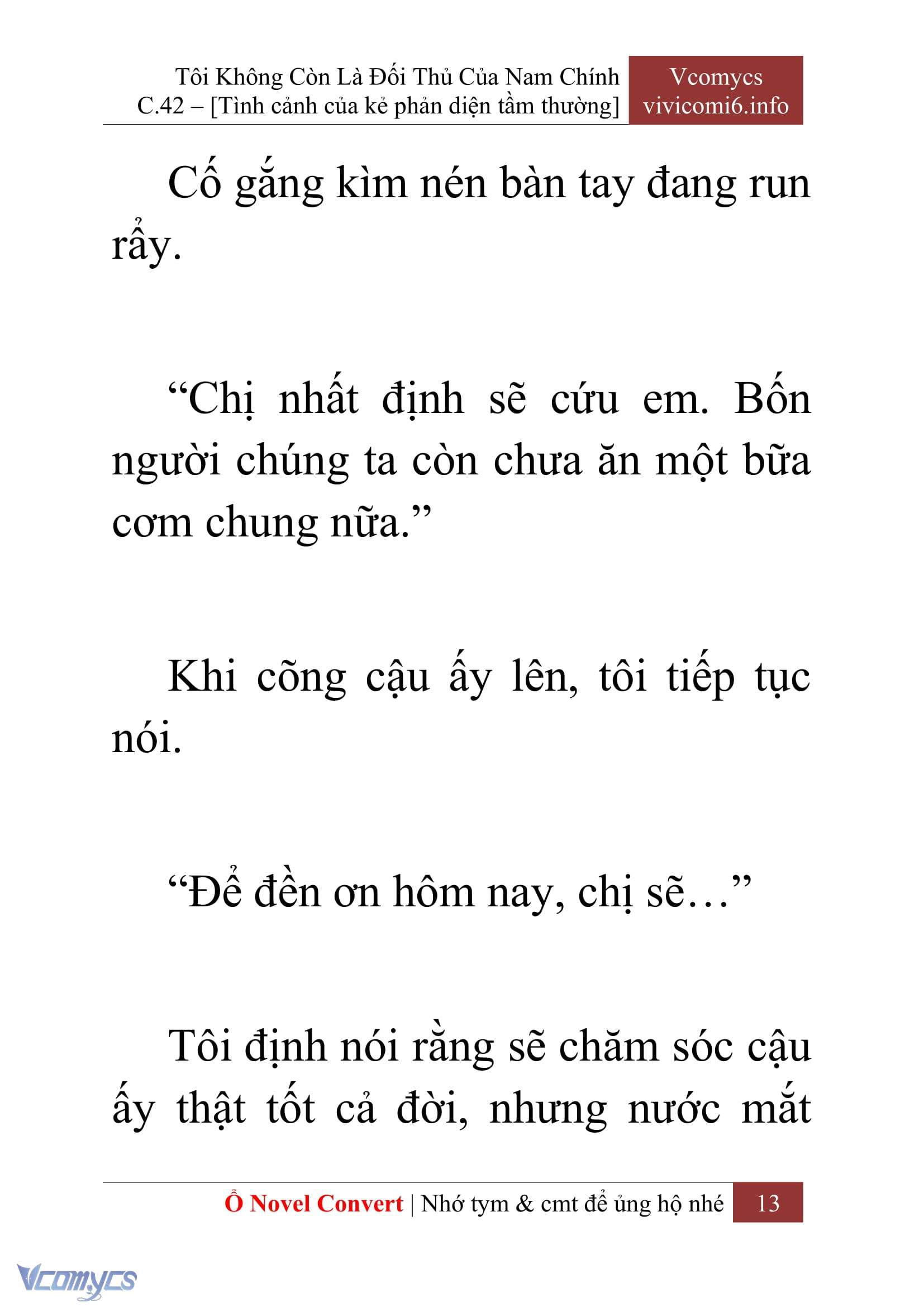 [Novel] Tôi Không Còn Là Đối Thủ Của Nam Chính Chapter  42 - 15