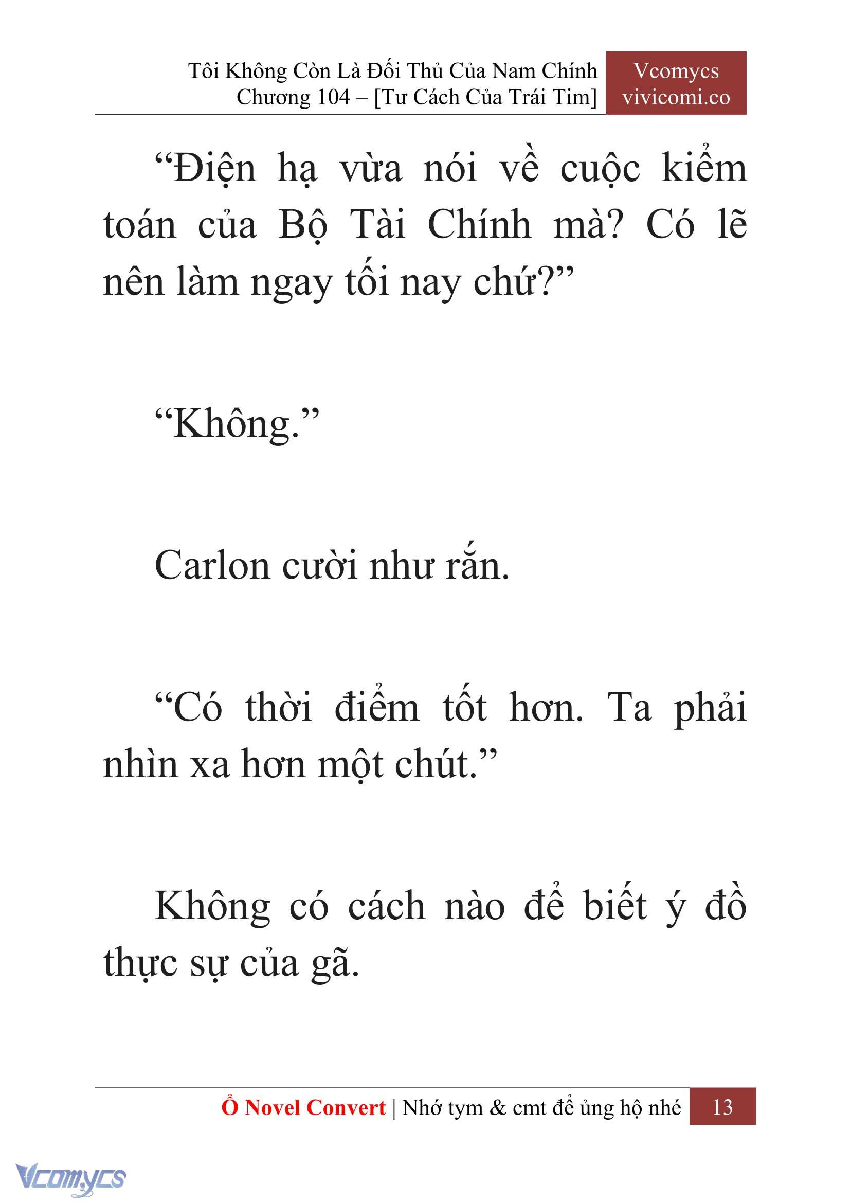 [Novel] Tôi Không Còn Là Đối Thủ Của Nam Chính Chapter  104 - 15