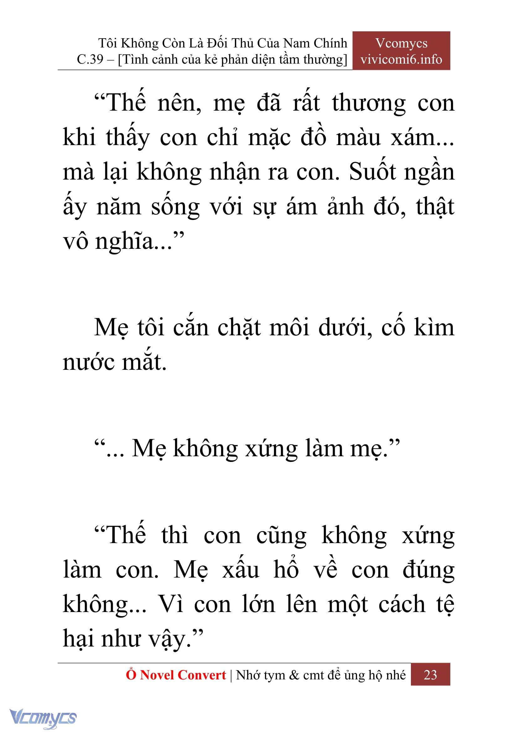 [Novel] Tôi Không Còn Là Đối Thủ Của Nam Chính Chapter  39 - 25
