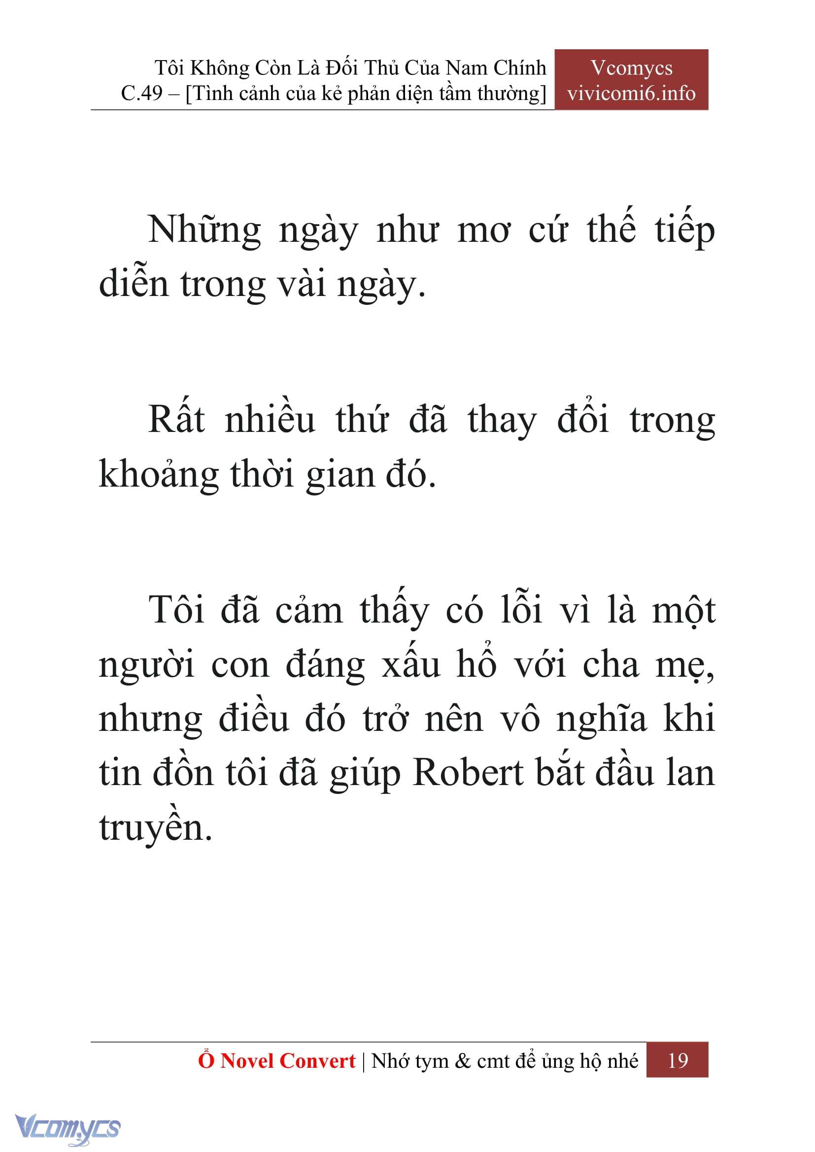 [Novel] Tôi Không Còn Là Đối Thủ Của Nam Chính Chapter  49 - 21