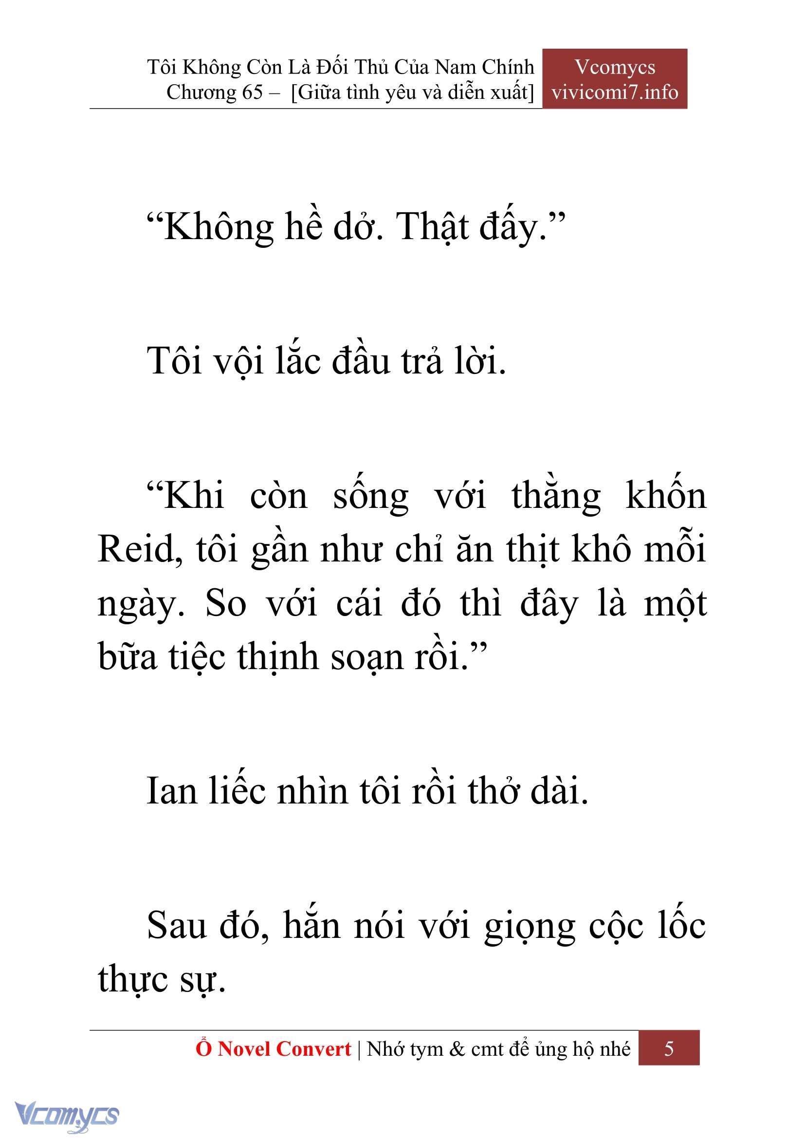 [Novel] Tôi Không Còn Là Đối Thủ Của Nam Chính Chapter  65 - 7