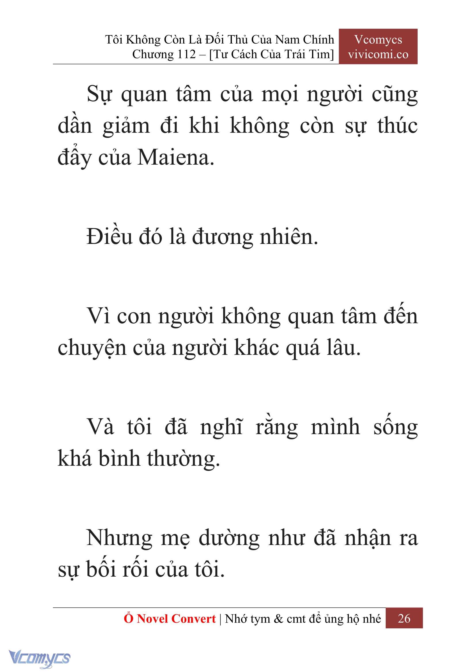 [Novel] Tôi Không Còn Là Đối Thủ Của Nam Chính Chapter  112 - 28