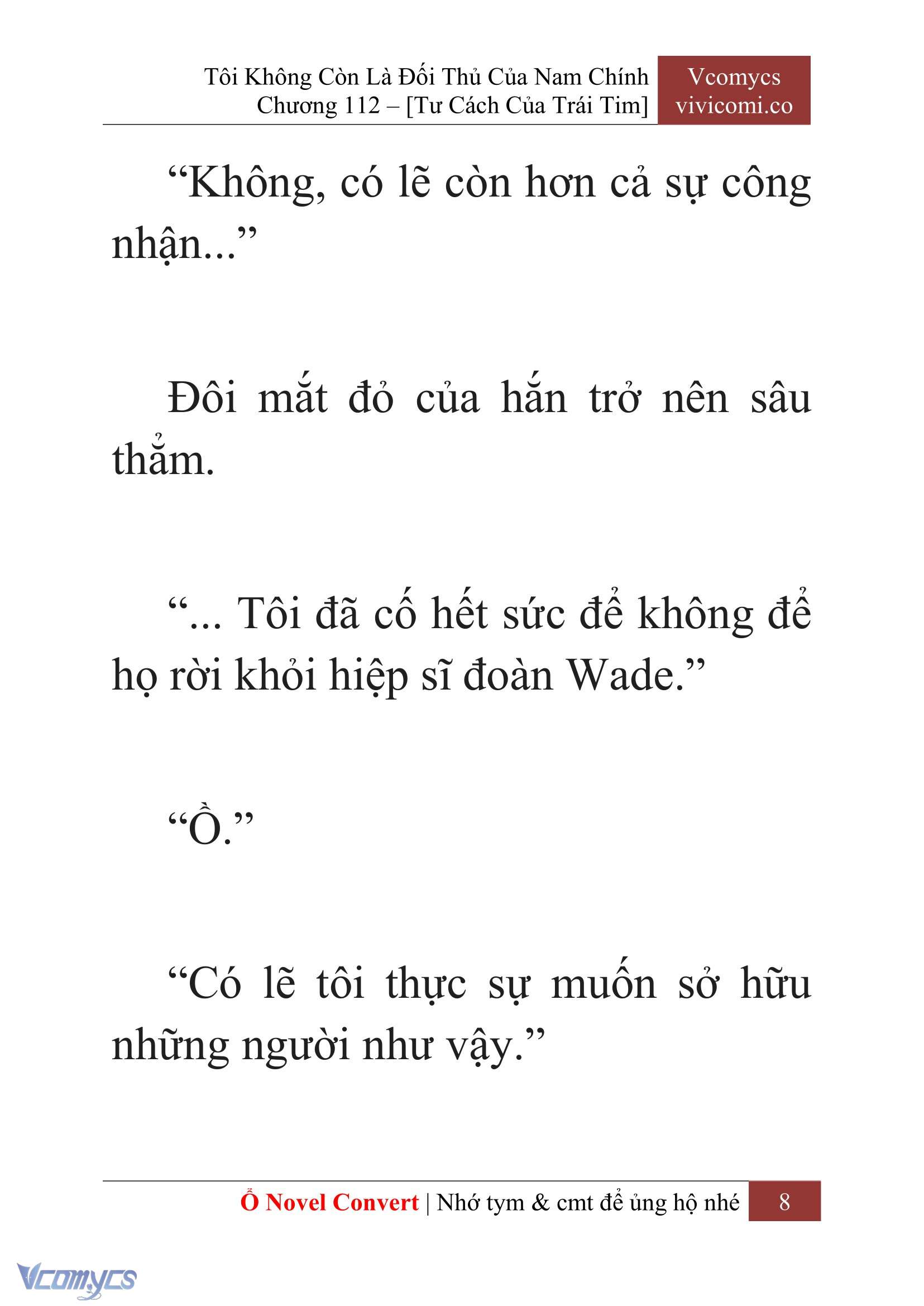 [Novel] Tôi Không Còn Là Đối Thủ Của Nam Chính Chapter  112 - 10