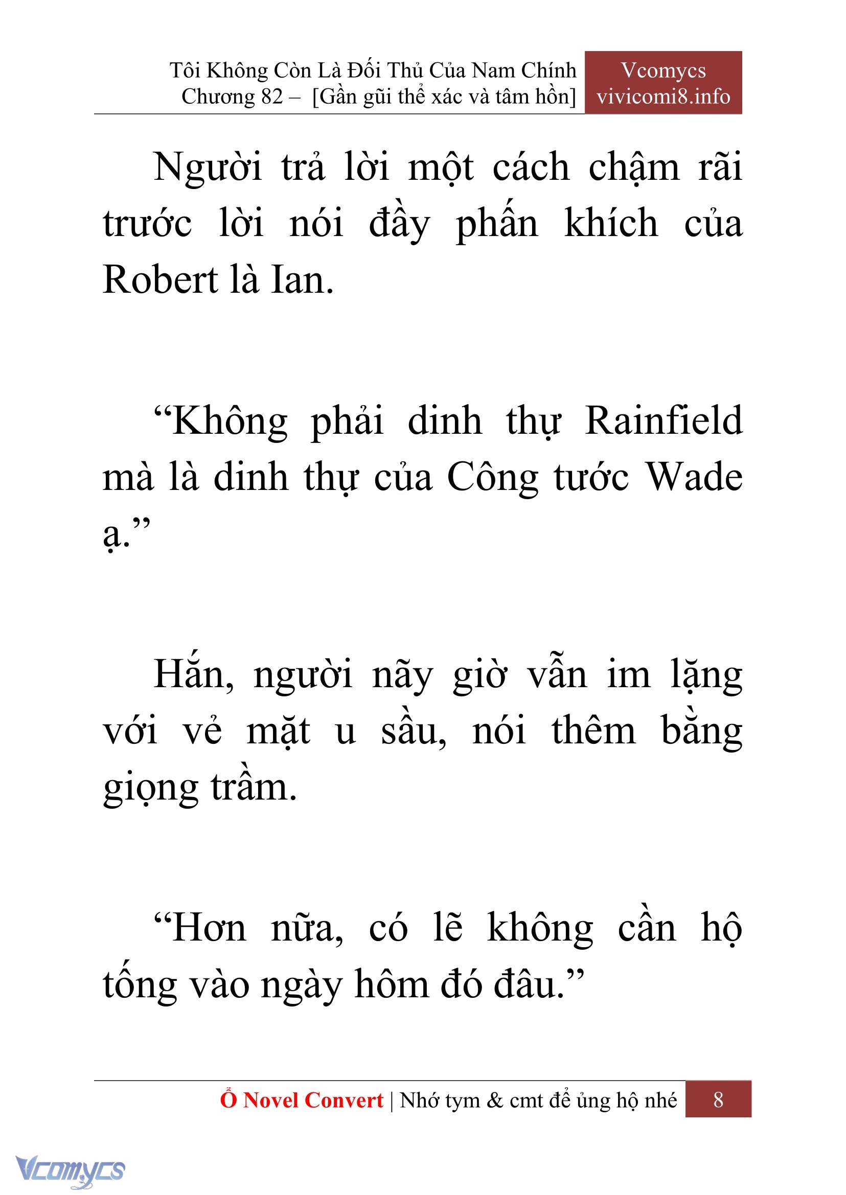 [Novel] Tôi Không Còn Là Đối Thủ Của Nam Chính Chapter  82 - 10