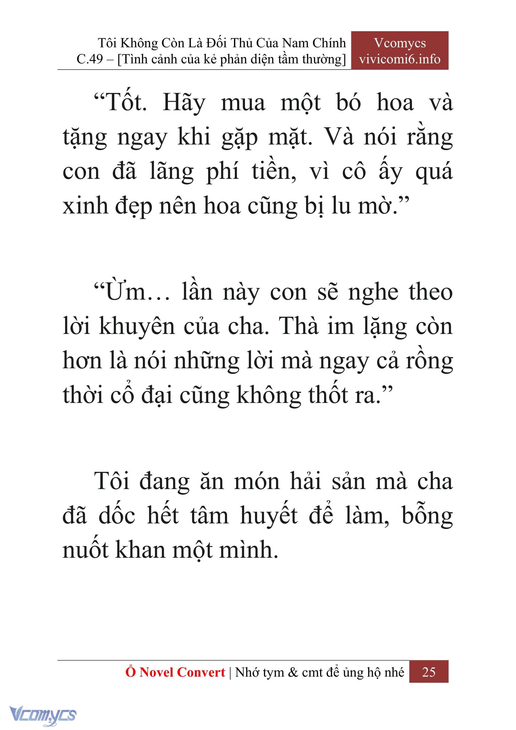 [Novel] Tôi Không Còn Là Đối Thủ Của Nam Chính Chapter  49 - 27