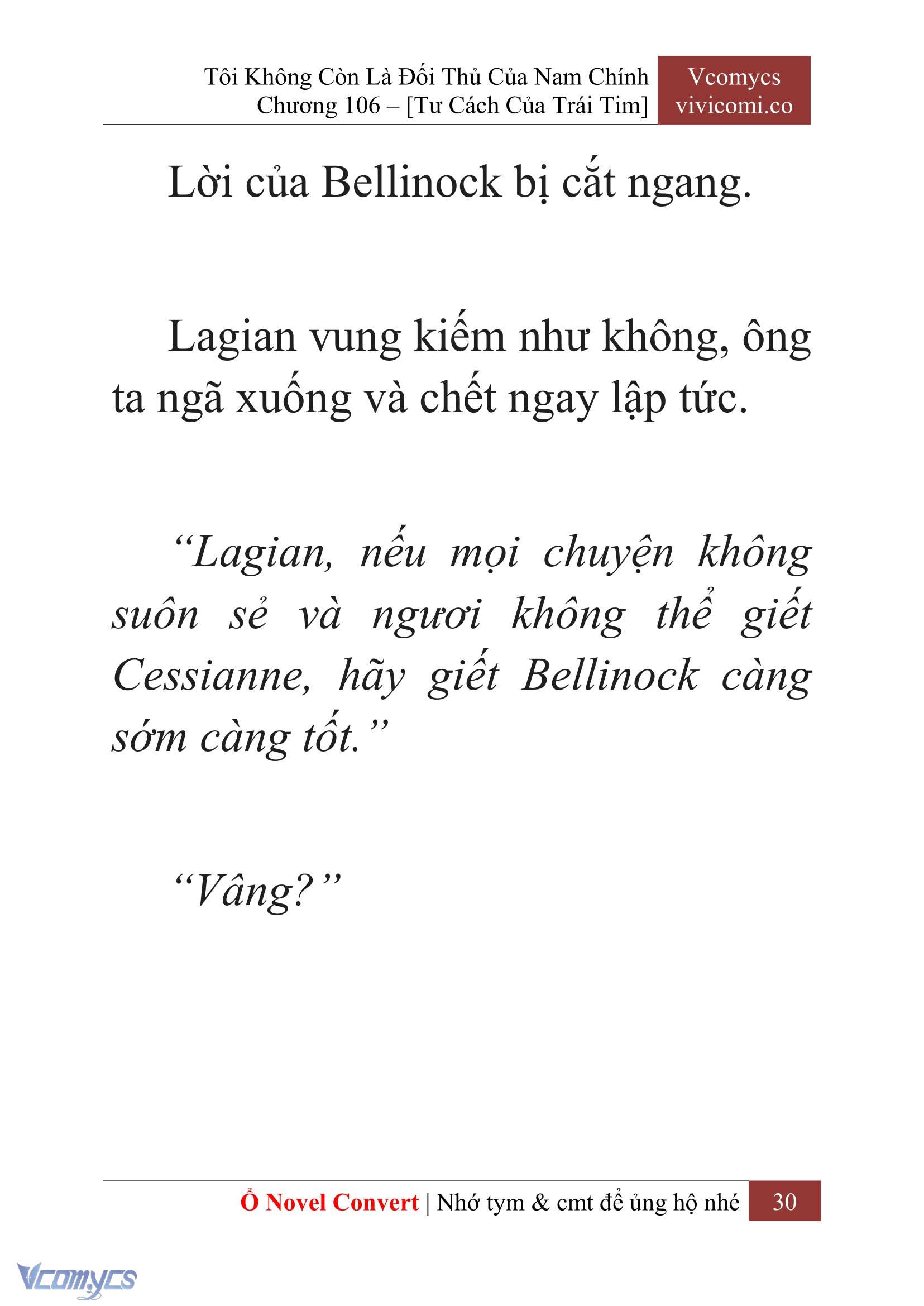 [Novel] Tôi Không Còn Là Đối Thủ Của Nam Chính Chapter  106 - 32