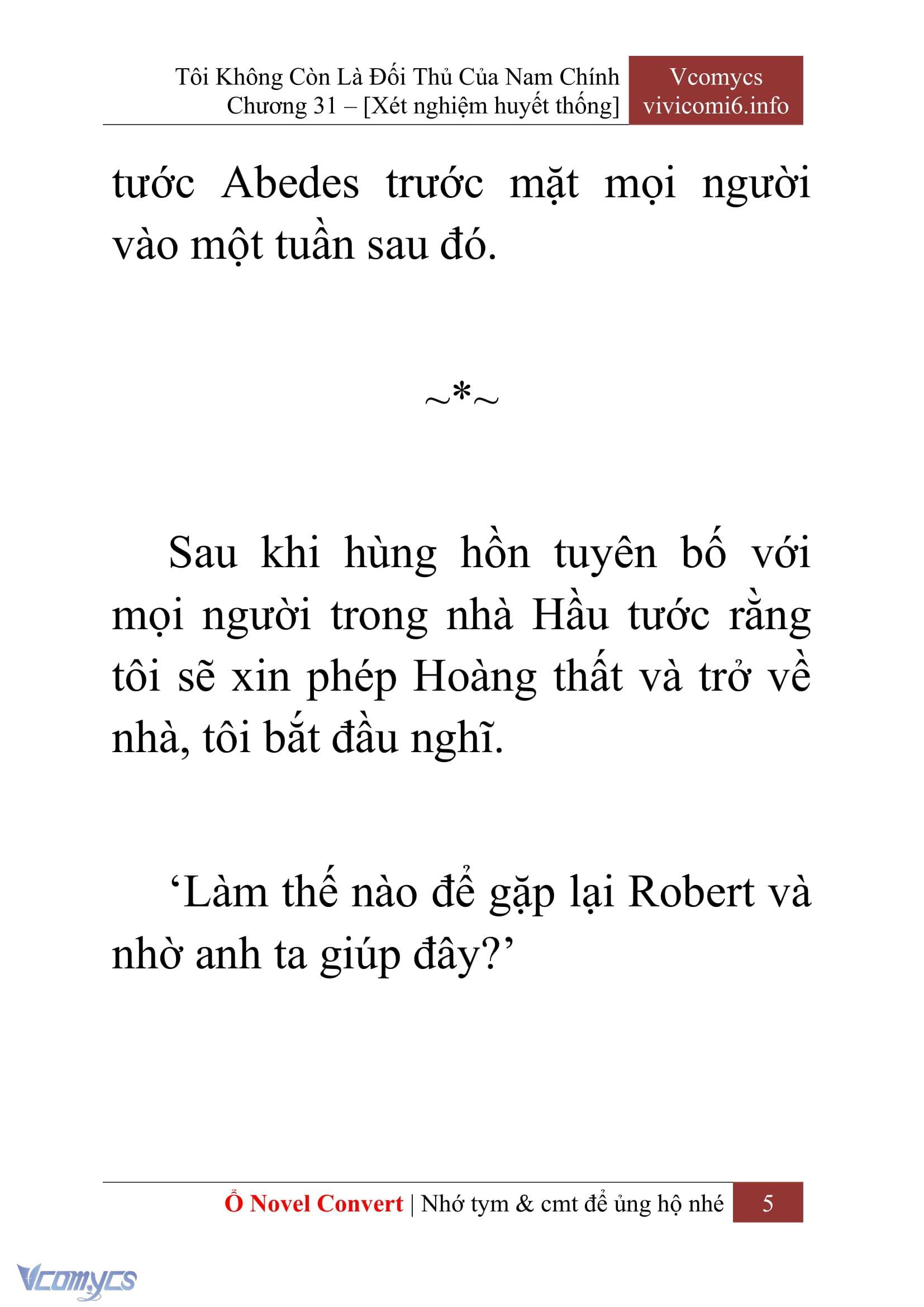 [Novel] Tôi Không Còn Là Đối Thủ Của Nam Chính Chapter  31 - 7