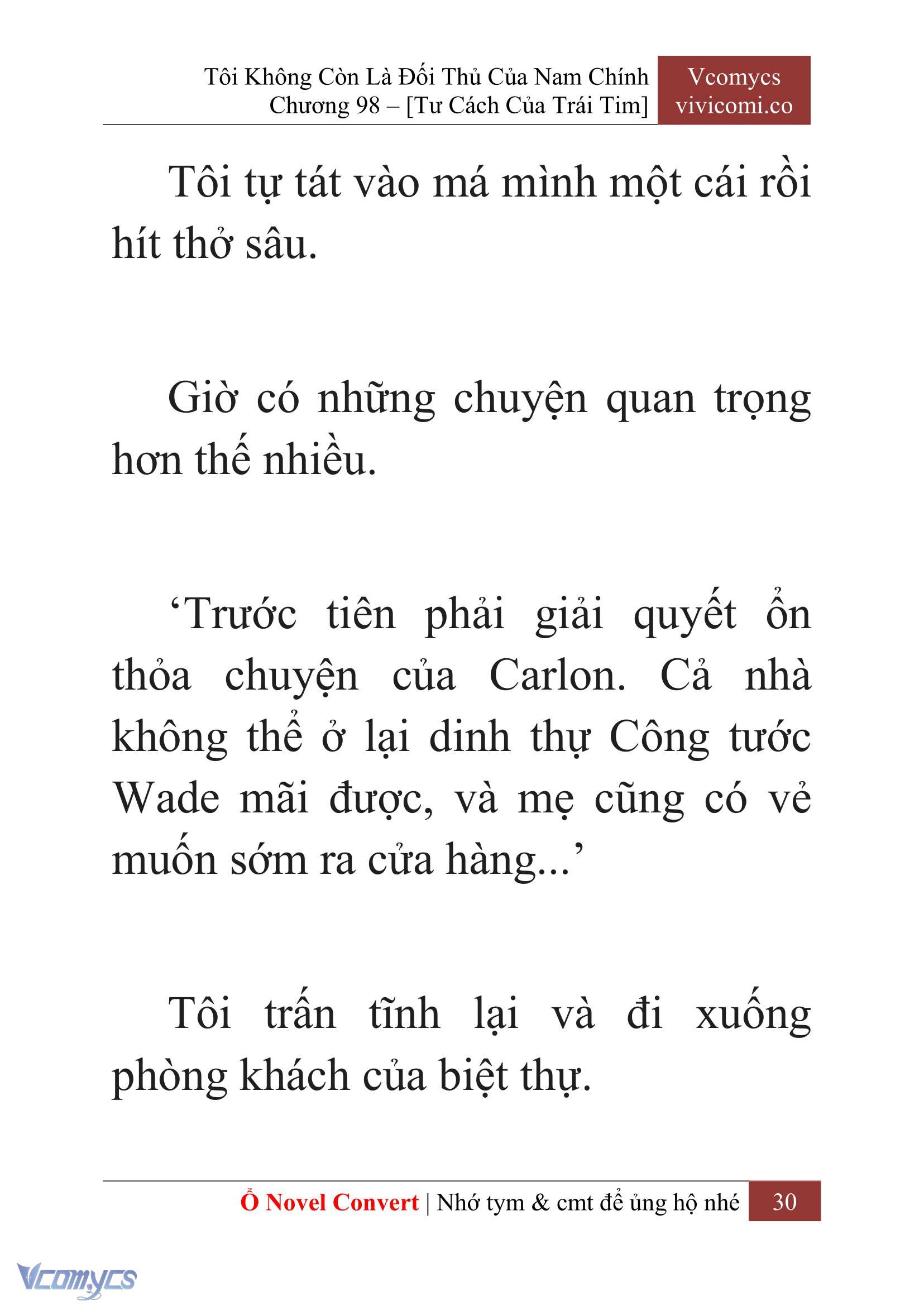 [Novel] Tôi Không Còn Là Đối Thủ Của Nam Chính Chapter  98 - 32