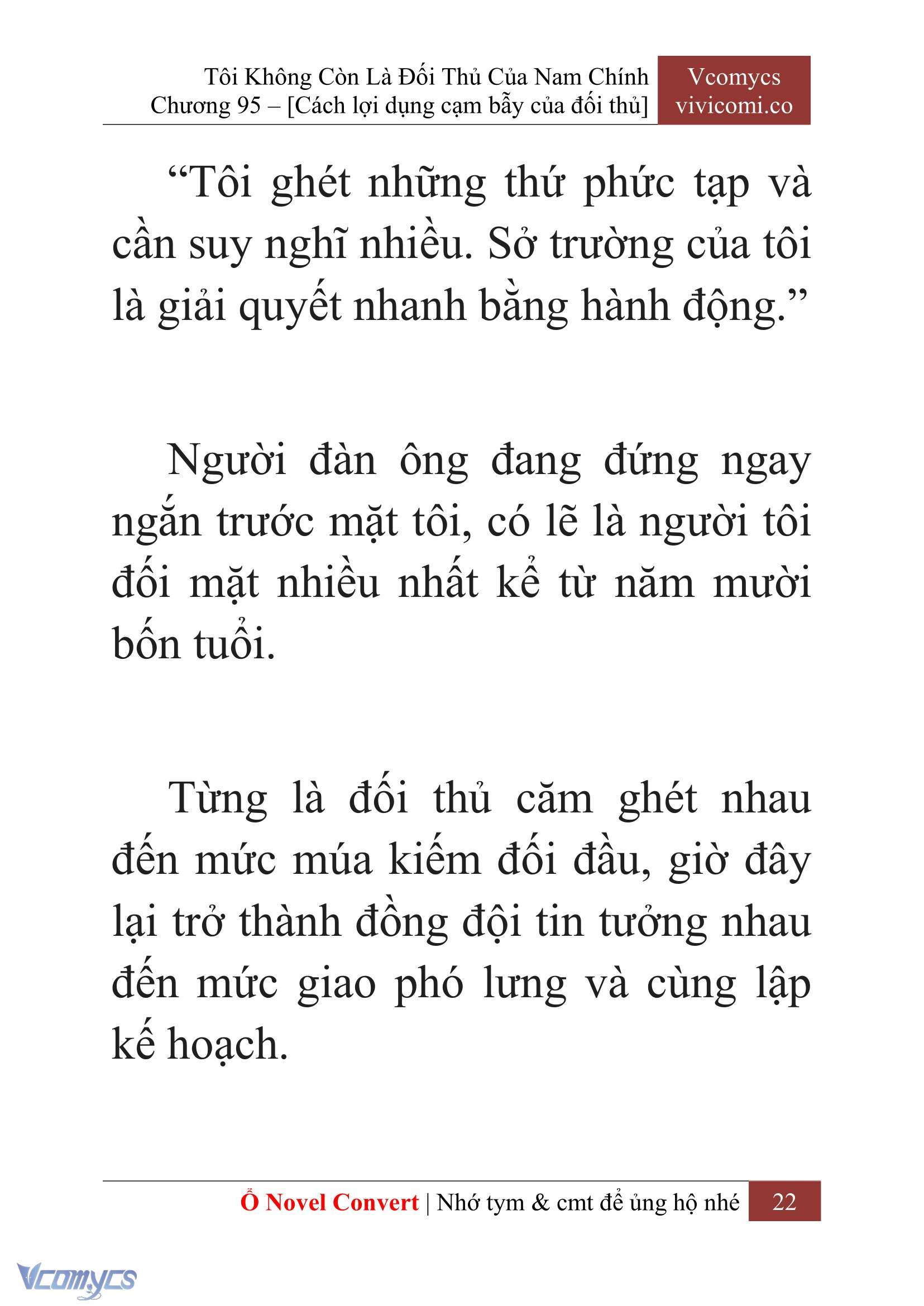 [Novel] Tôi Không Còn Là Đối Thủ Của Nam Chính Chapter  95 - 24