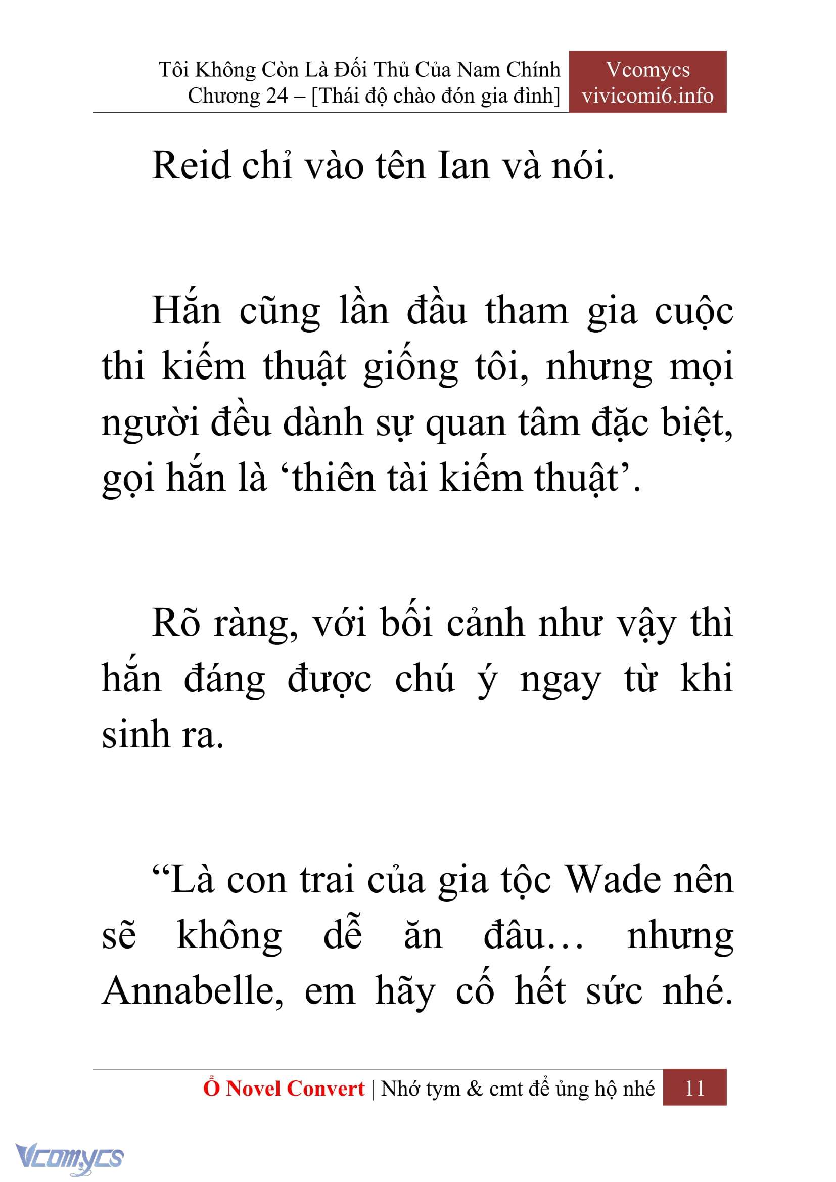 [Novel] Tôi Không Còn Là Đối Thủ Của Nam Chính Chapter  24 - 13