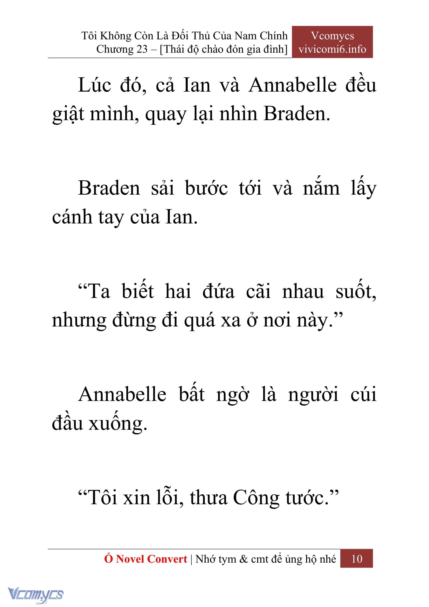 [Novel] Tôi Không Còn Là Đối Thủ Của Nam Chính Chapter  23 - 12