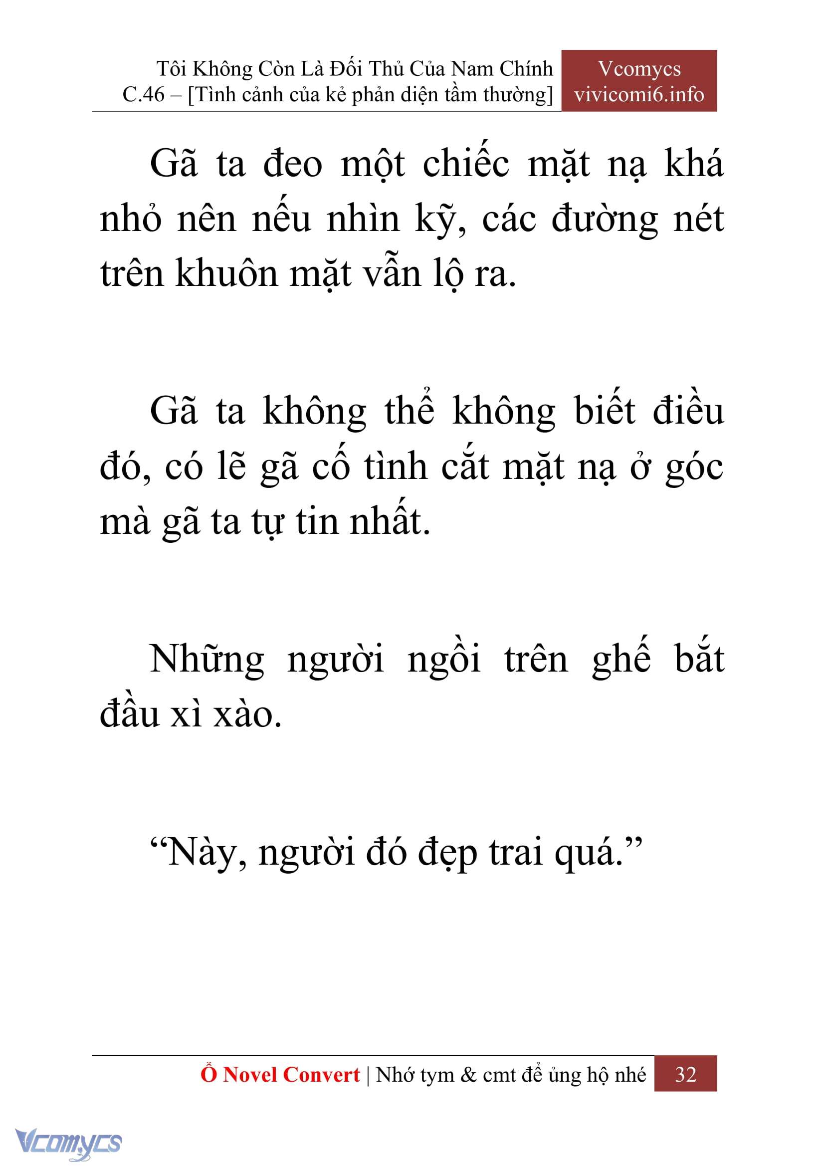 [Novel] Tôi Không Còn Là Đối Thủ Của Nam Chính Chapter  46 - 34