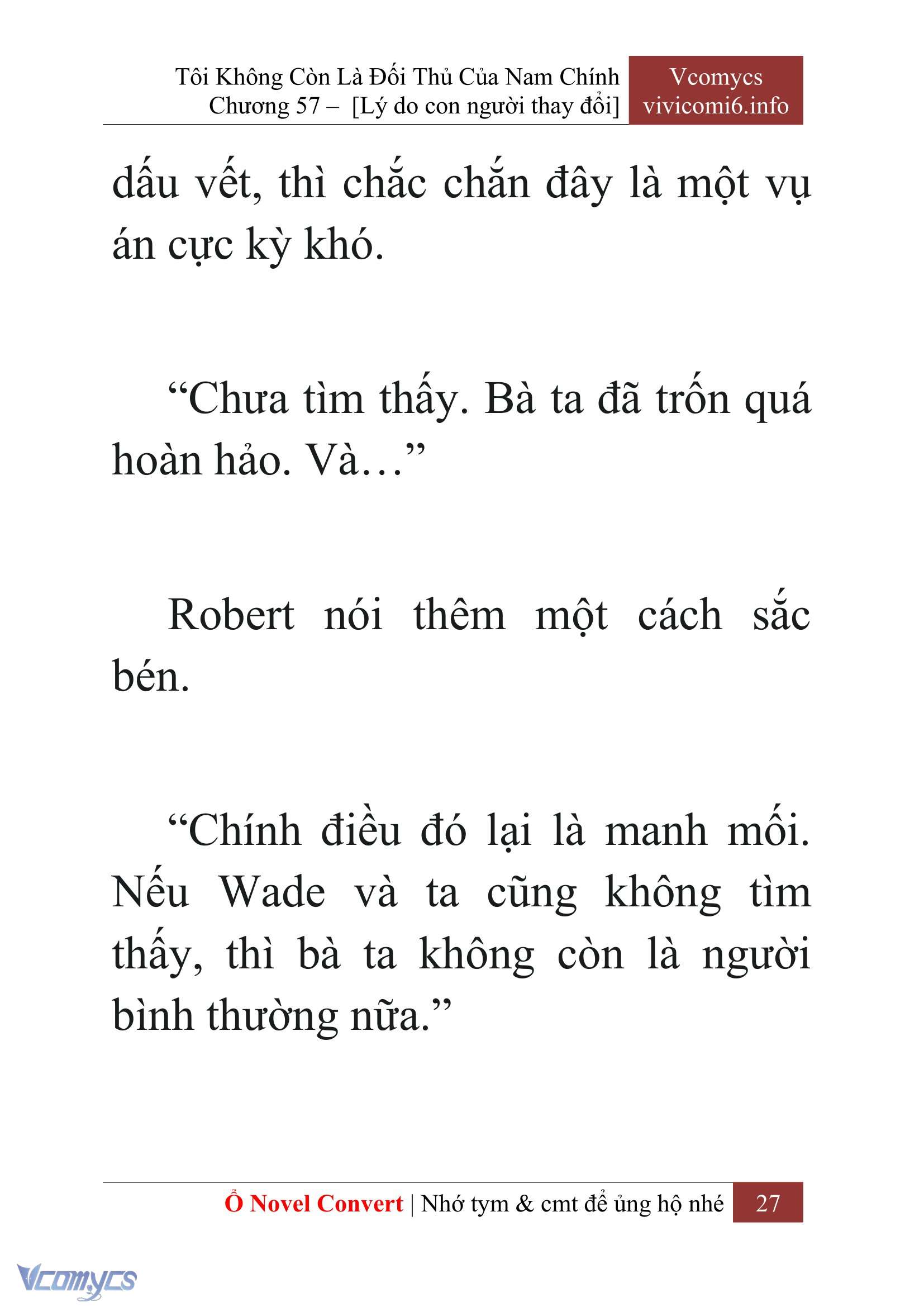 [Novel] Tôi Không Còn Là Đối Thủ Của Nam Chính Chapter  57 - 29