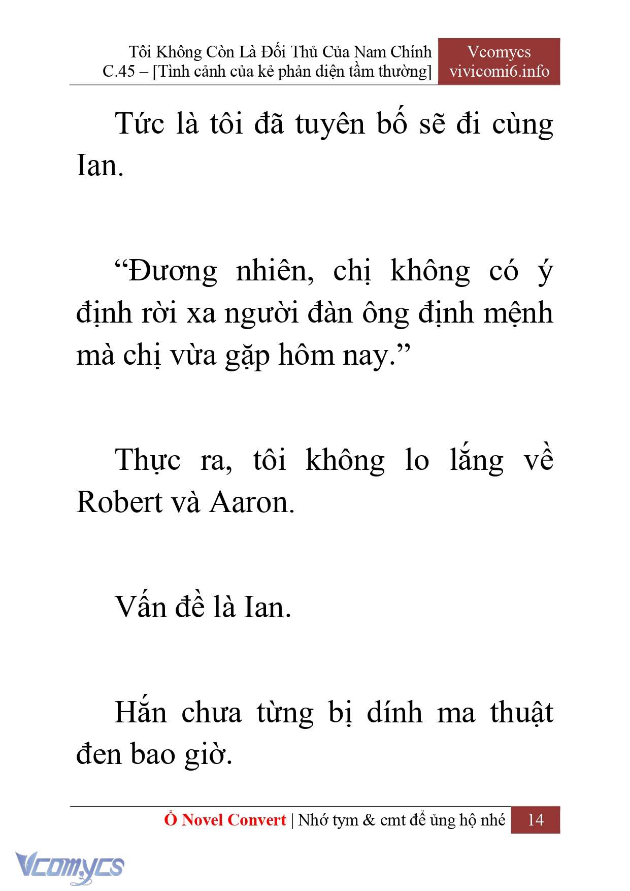 [Novel] Tôi Không Còn Là Đối Thủ Của Nam Chính Chapter  45 - 16