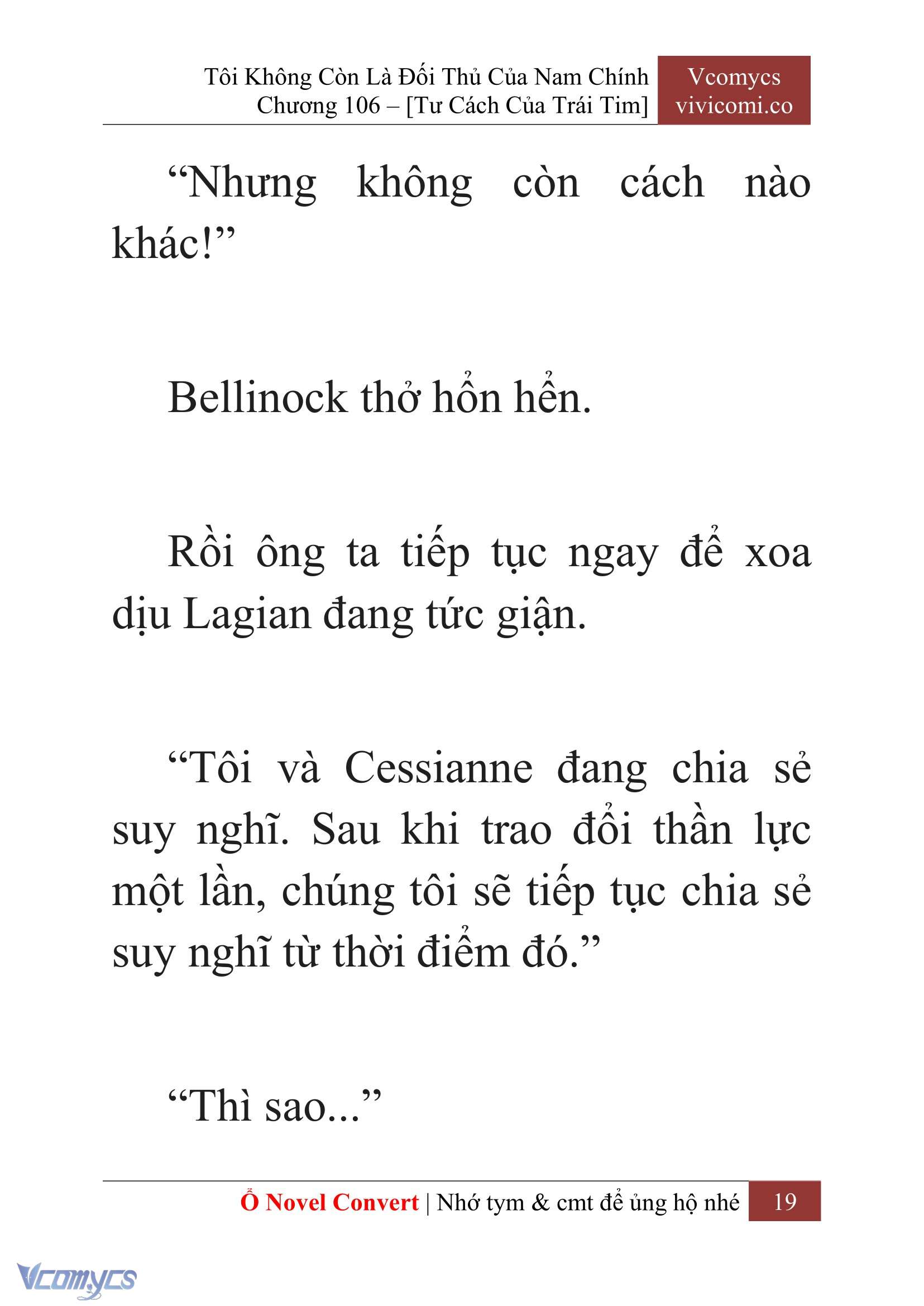 [Novel] Tôi Không Còn Là Đối Thủ Của Nam Chính Chapter  106 - 21