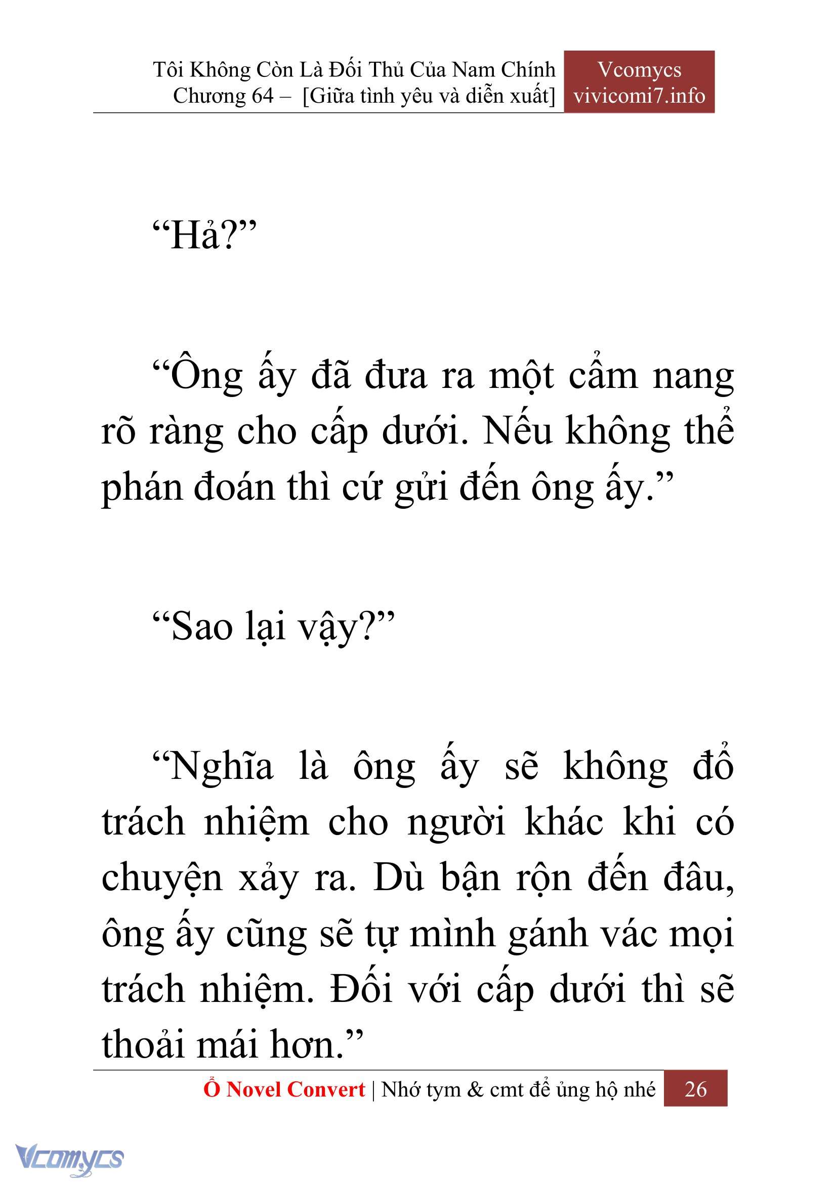 [Novel] Tôi Không Còn Là Đối Thủ Của Nam Chính Chapter  64 - 28