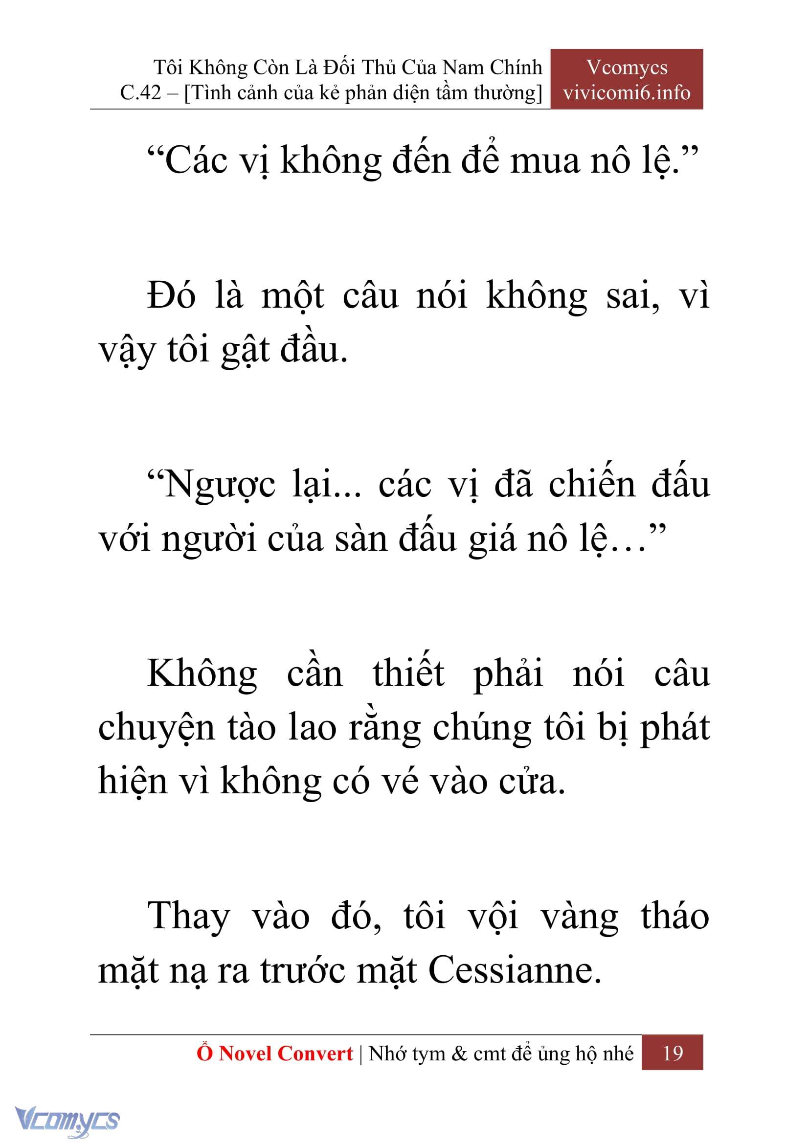 [Novel] Tôi Không Còn Là Đối Thủ Của Nam Chính Chapter  42 - 21