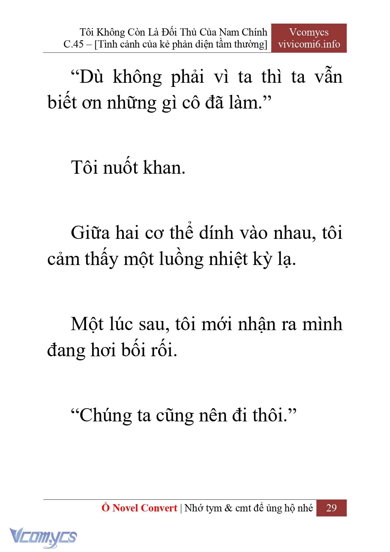 [Novel] Tôi Không Còn Là Đối Thủ Của Nam Chính Chapter  45 - 31