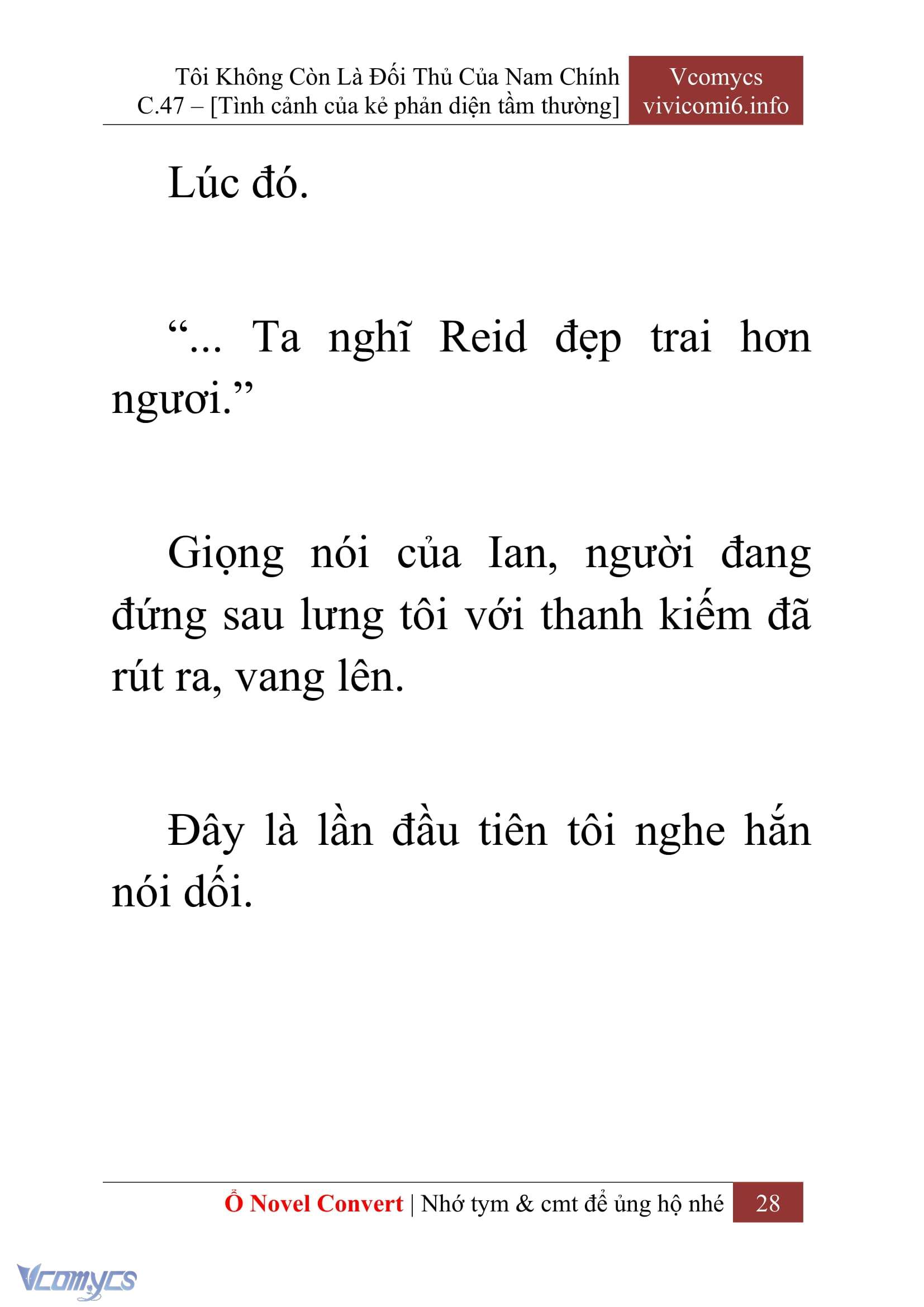 [Novel] Tôi Không Còn Là Đối Thủ Của Nam Chính Chapter  47 - 30