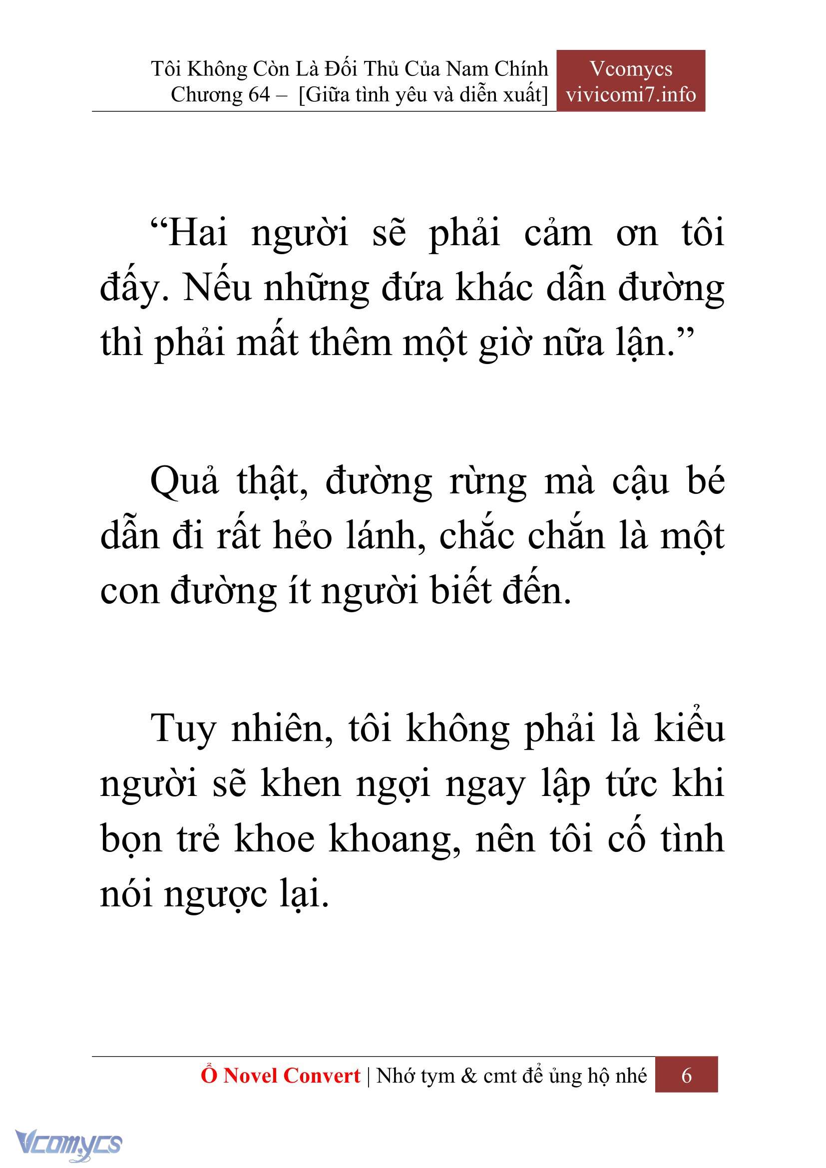[Novel] Tôi Không Còn Là Đối Thủ Của Nam Chính Chapter  64 - 8