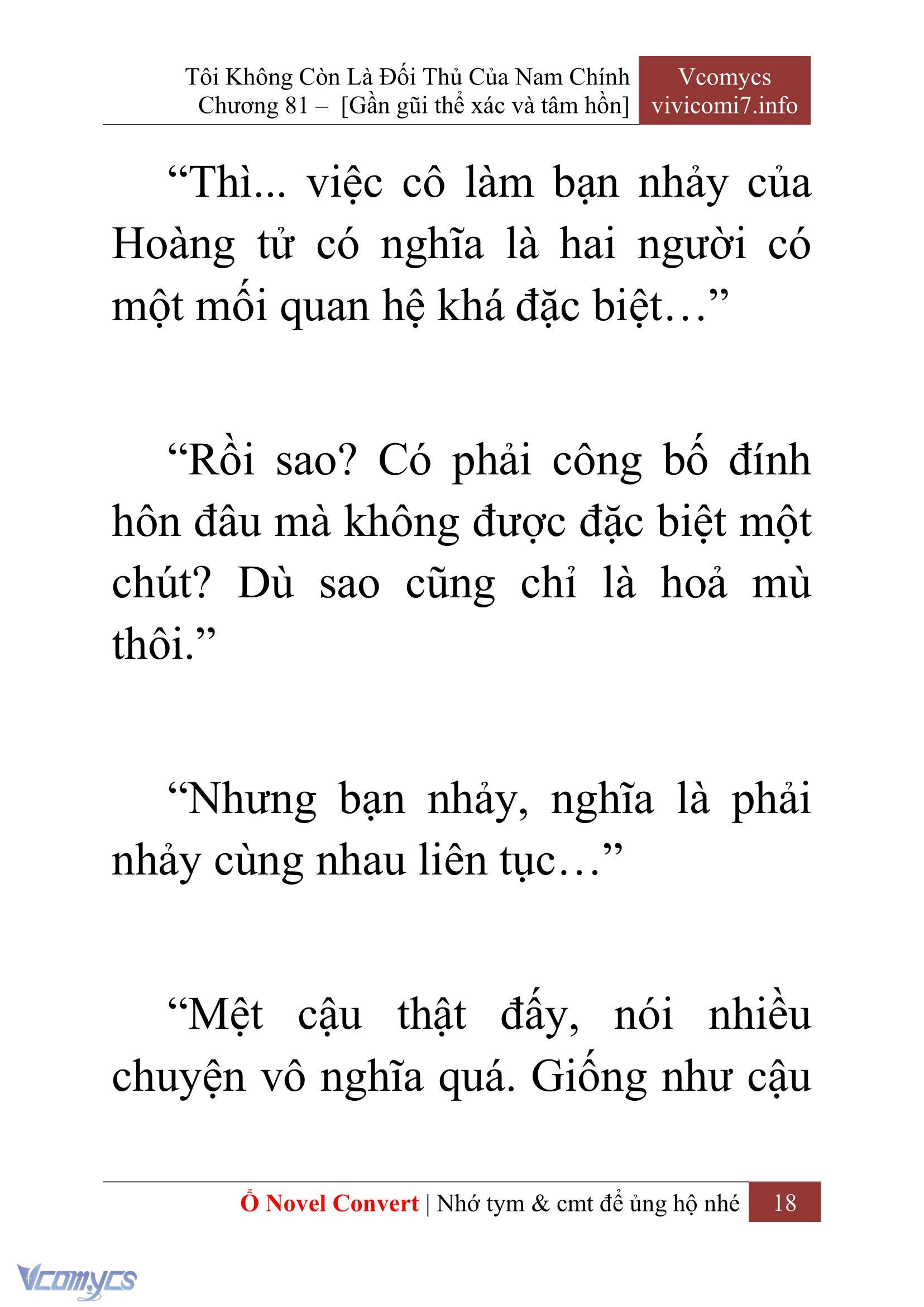 [Novel] Tôi Không Còn Là Đối Thủ Của Nam Chính Chapter  81 - 20