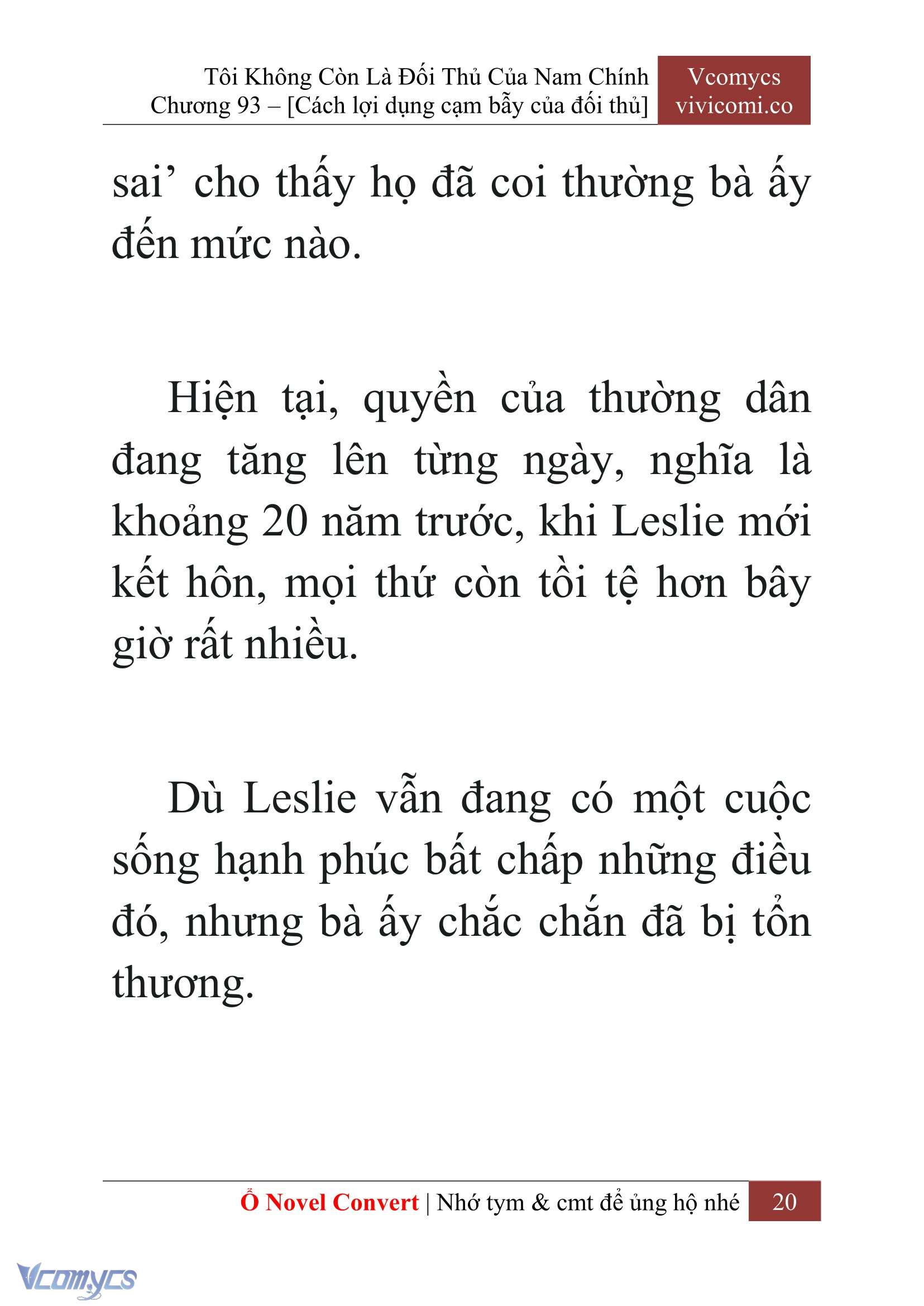 [Novel] Tôi Không Còn Là Đối Thủ Của Nam Chính Chapter  93 - 22