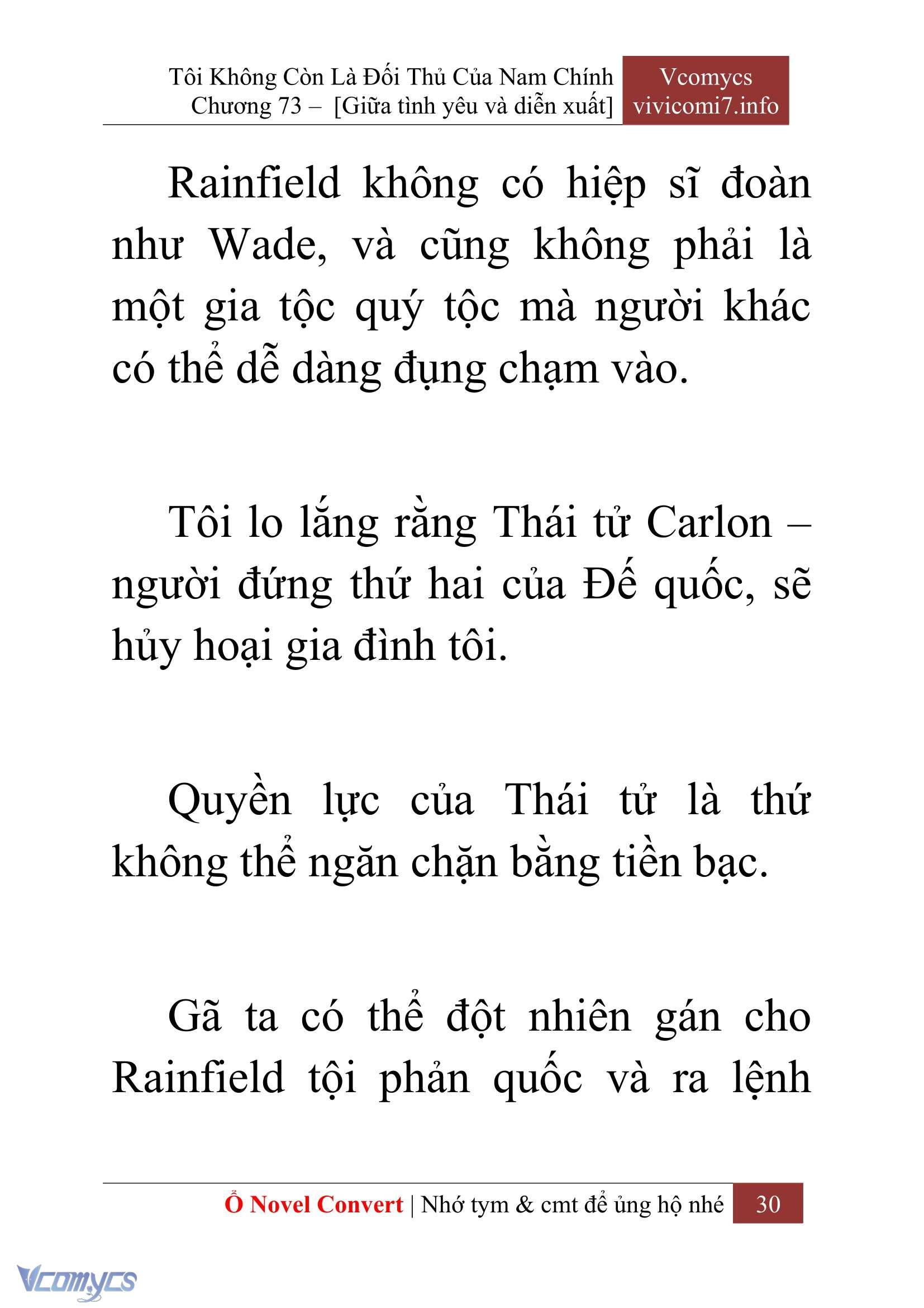 [Novel] Tôi Không Còn Là Đối Thủ Của Nam Chính Chapter  73 - 32