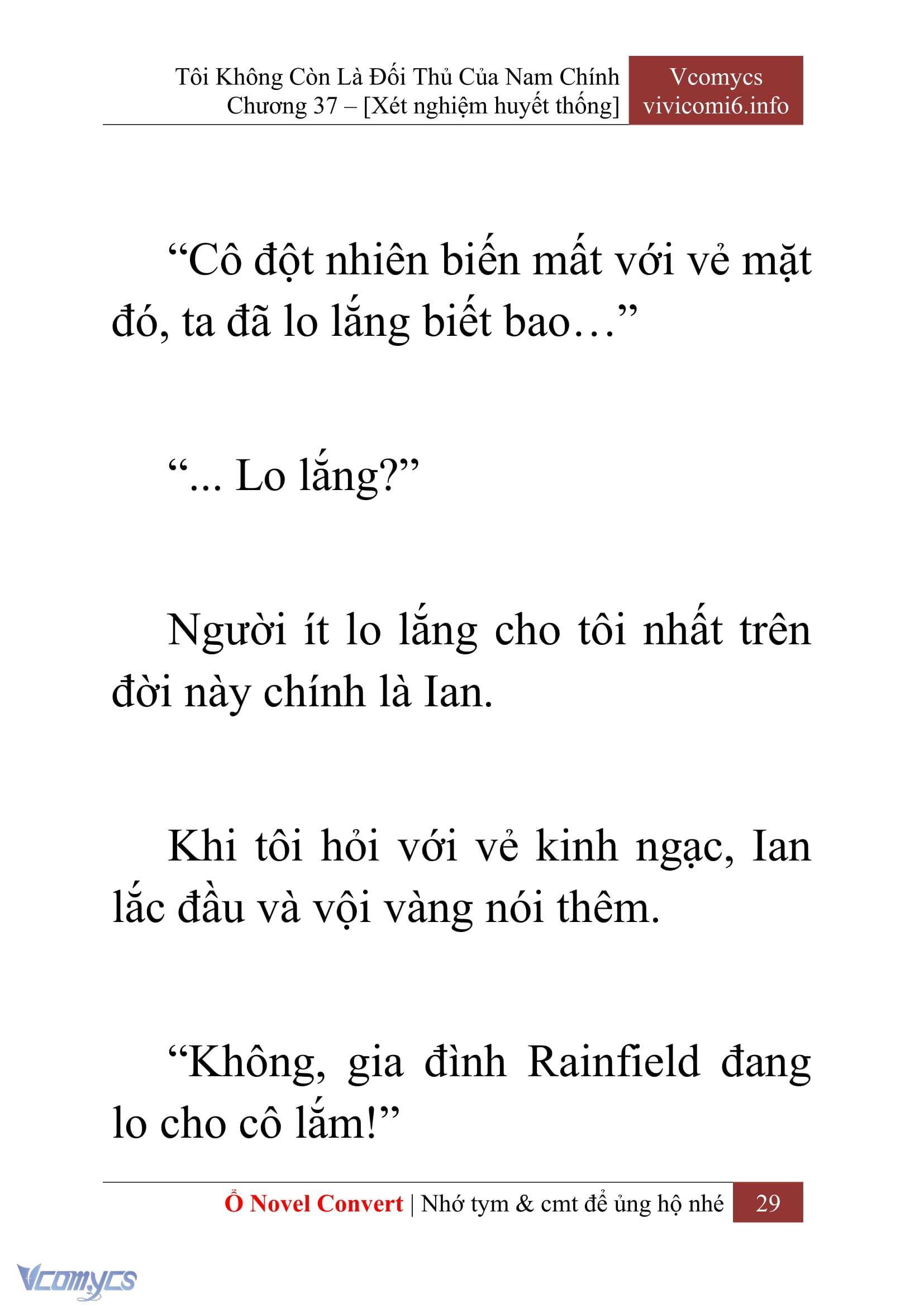 [Novel] Tôi Không Còn Là Đối Thủ Của Nam Chính Chapter  37 - 31