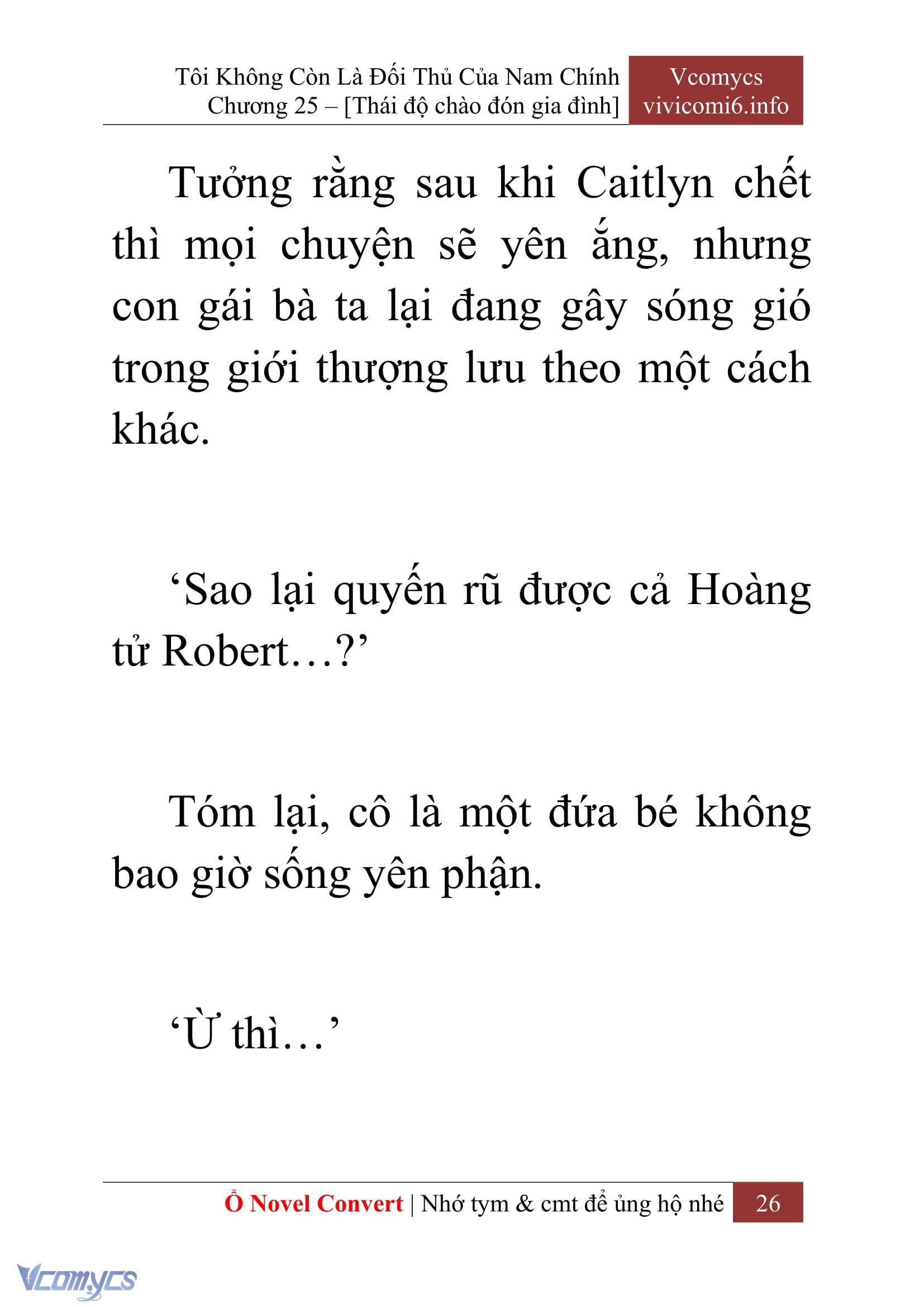 [Novel] Tôi Không Còn Là Đối Thủ Của Nam Chính Chapter  25 - 28