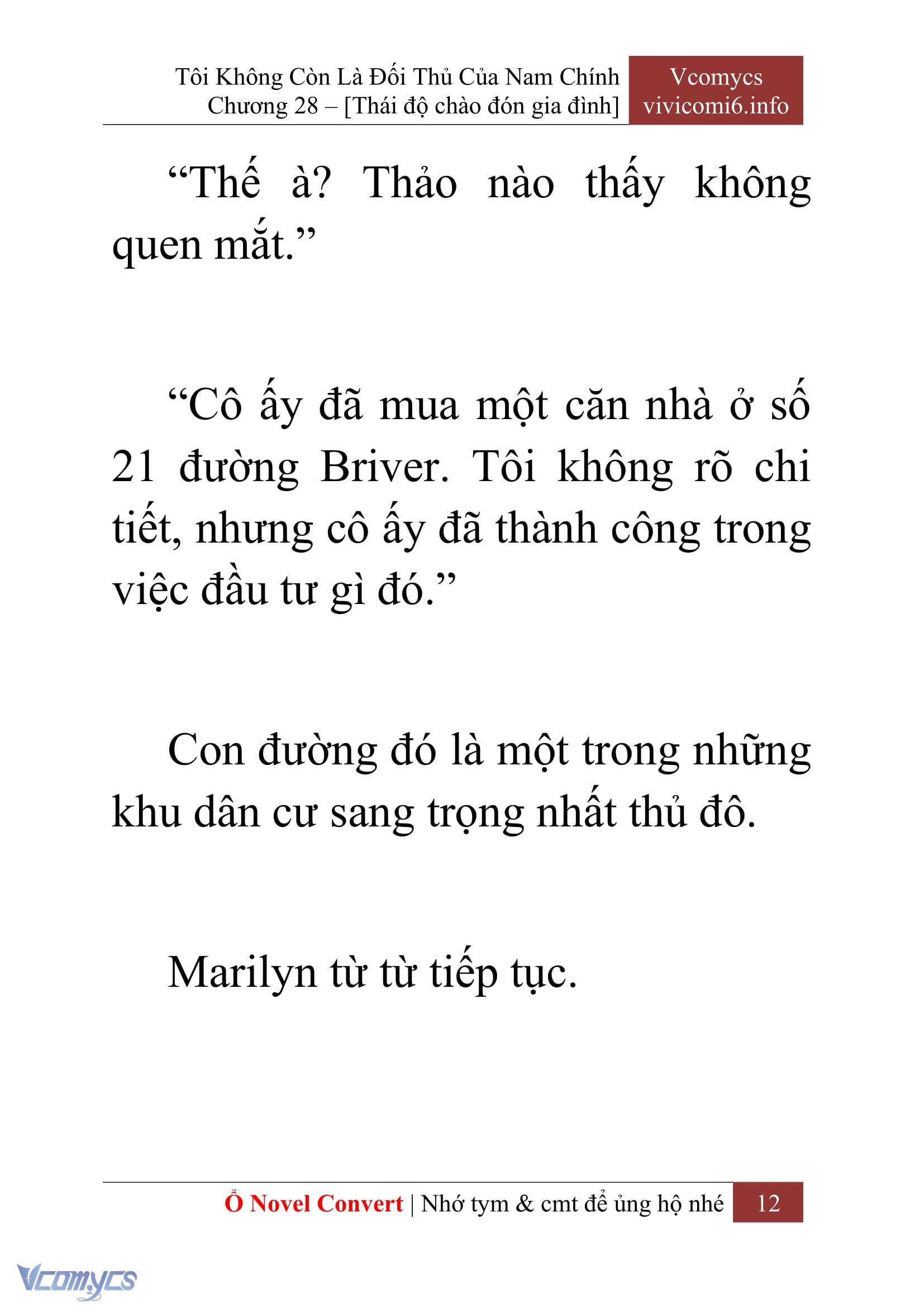 [Novel] Tôi Không Còn Là Đối Thủ Của Nam Chính Chapter  28 - 14