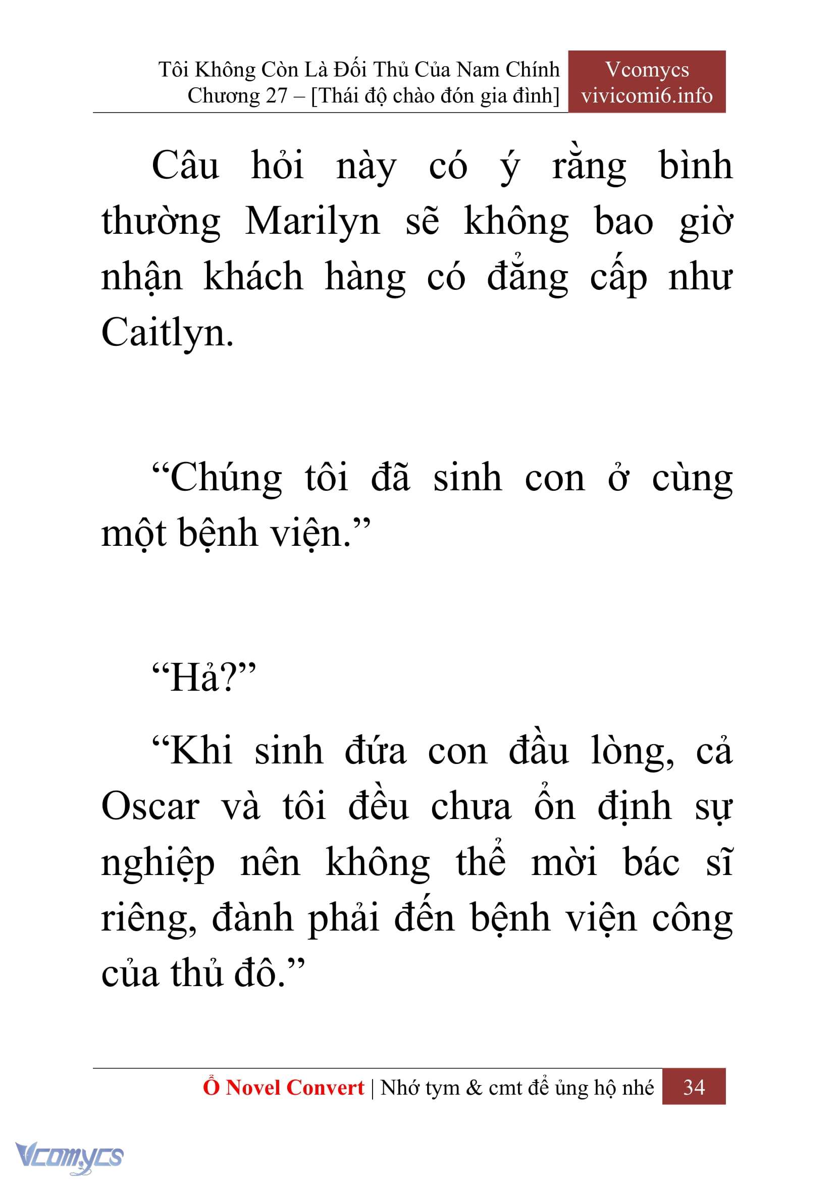 [Novel] Tôi Không Còn Là Đối Thủ Của Nam Chính Chapter  27 - 36