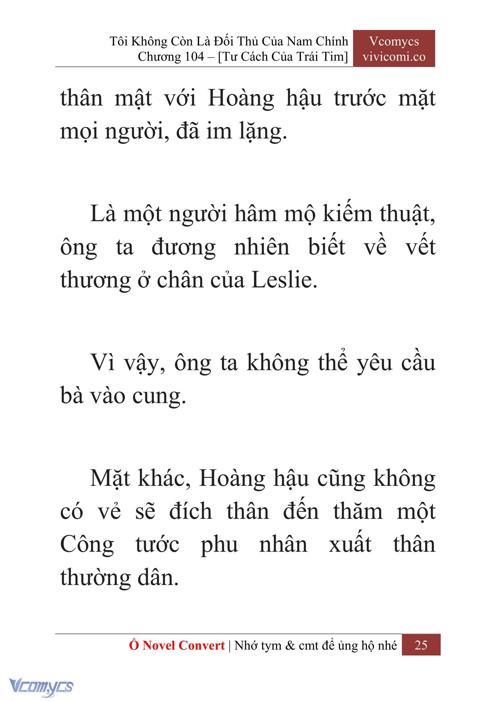 [Novel] Tôi Không Còn Là Đối Thủ Của Nam Chính Chapter  104 - 27