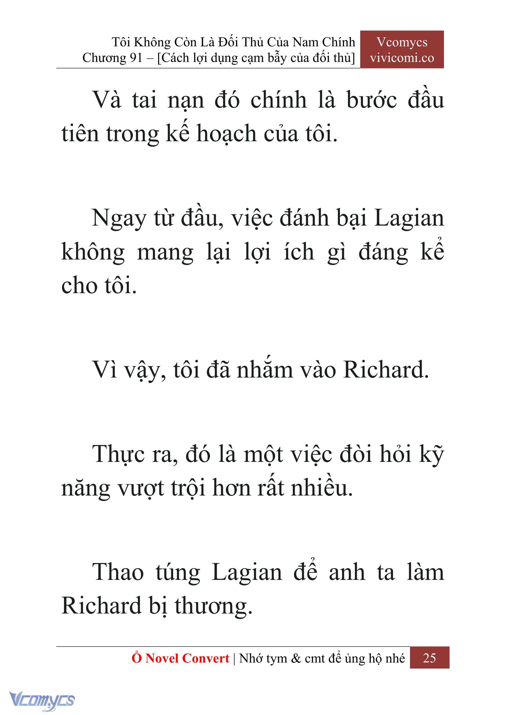 [Novel] Tôi Không Còn Là Đối Thủ Của Nam Chính Chapter  91 - 27