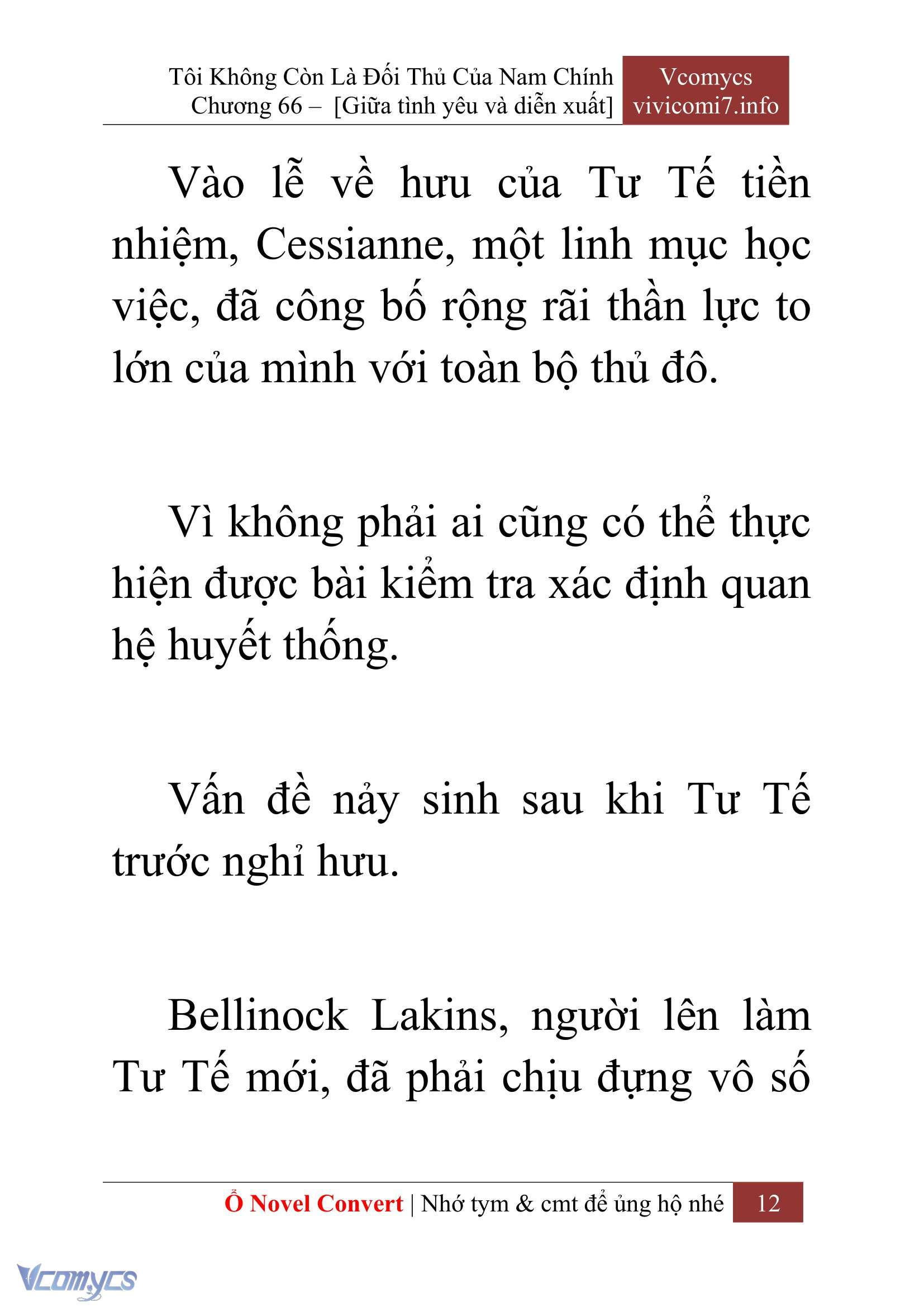 [Novel] Tôi Không Còn Là Đối Thủ Của Nam Chính Chapter  66 - 14