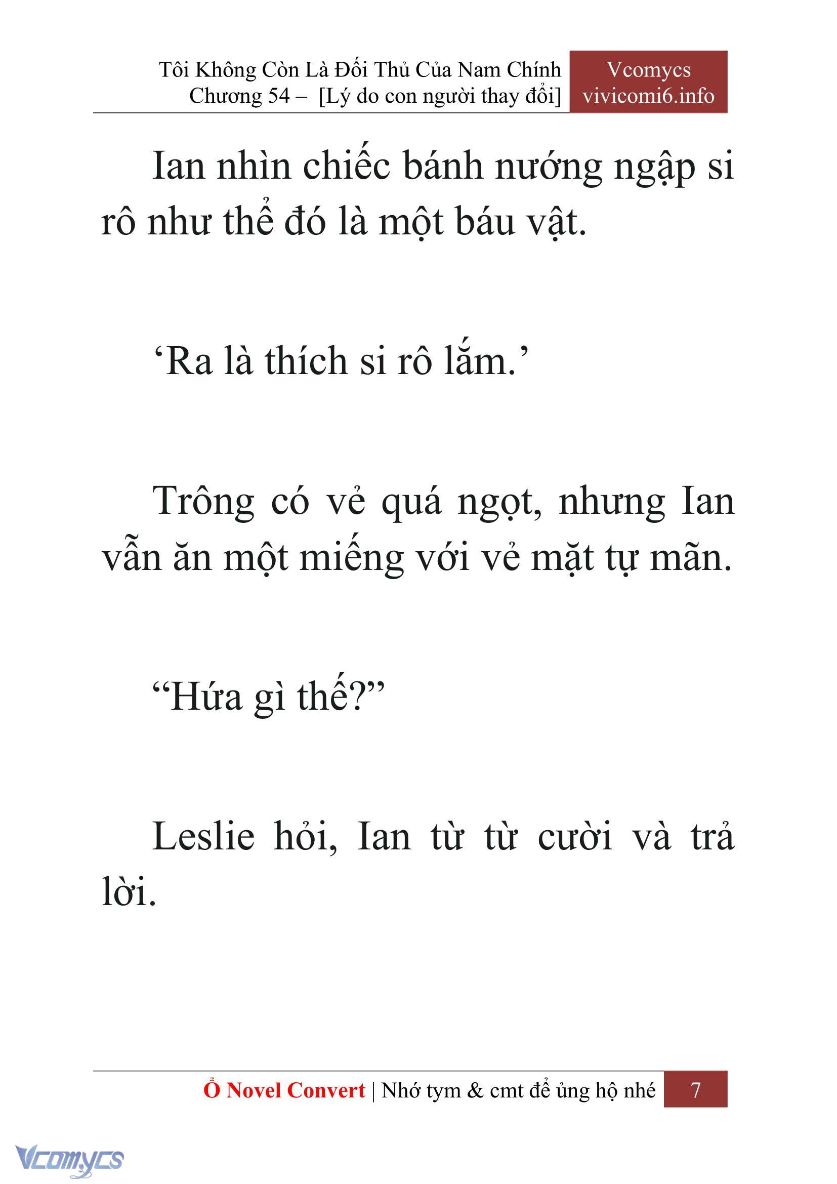 [Novel] Tôi Không Còn Là Đối Thủ Của Nam Chính Chapter  54 - 9