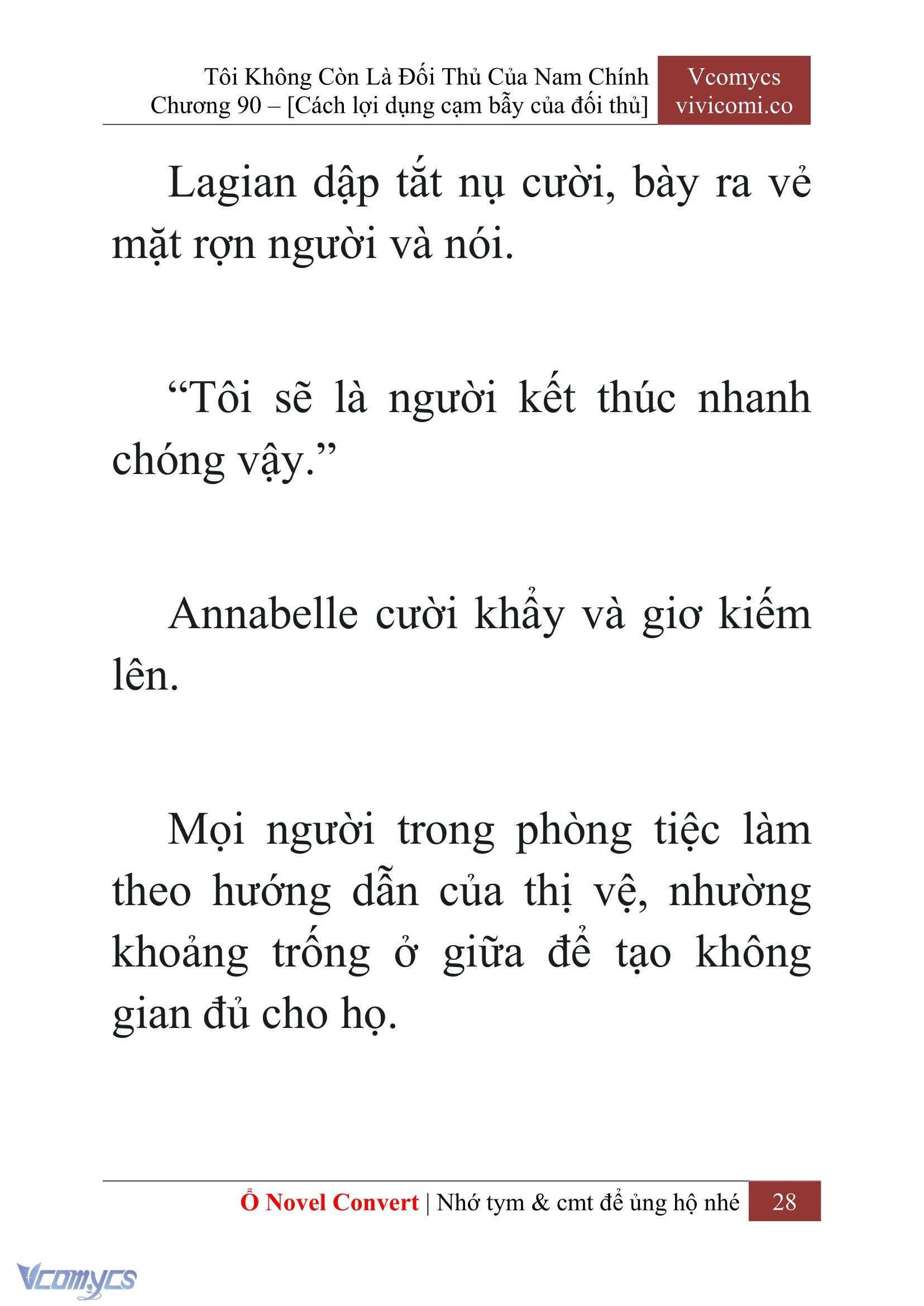[Novel] Tôi Không Còn Là Đối Thủ Của Nam Chính Chapter  90 - 30
