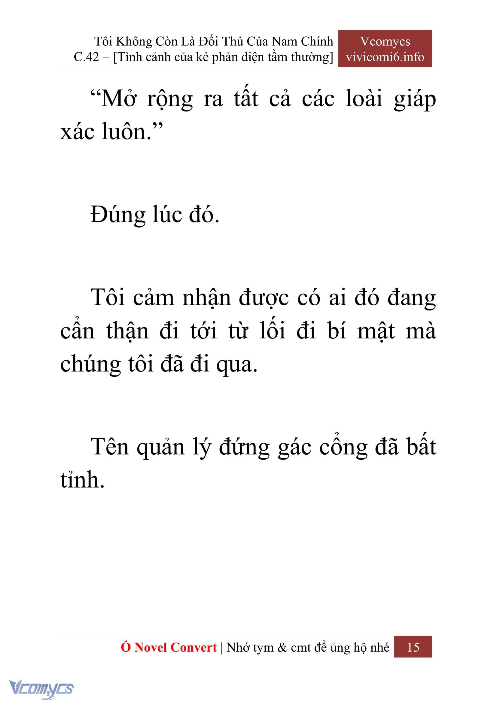[Novel] Tôi Không Còn Là Đối Thủ Của Nam Chính Chapter  42 - 17