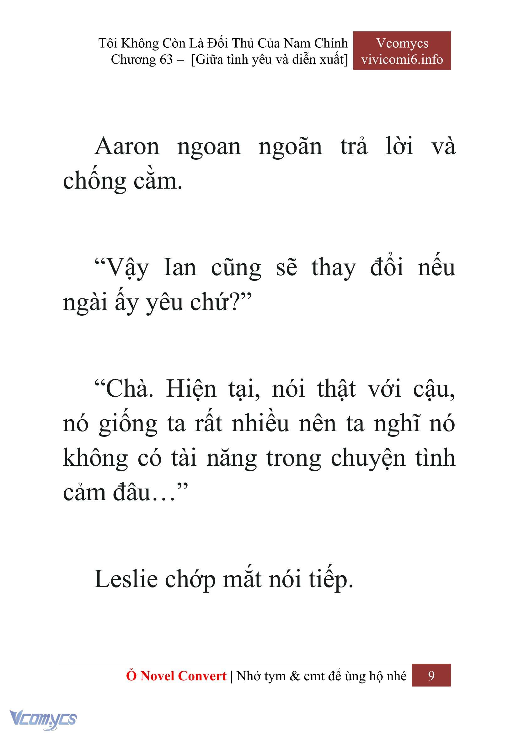 [Novel] Tôi Không Còn Là Đối Thủ Của Nam Chính Chapter  63 - 11