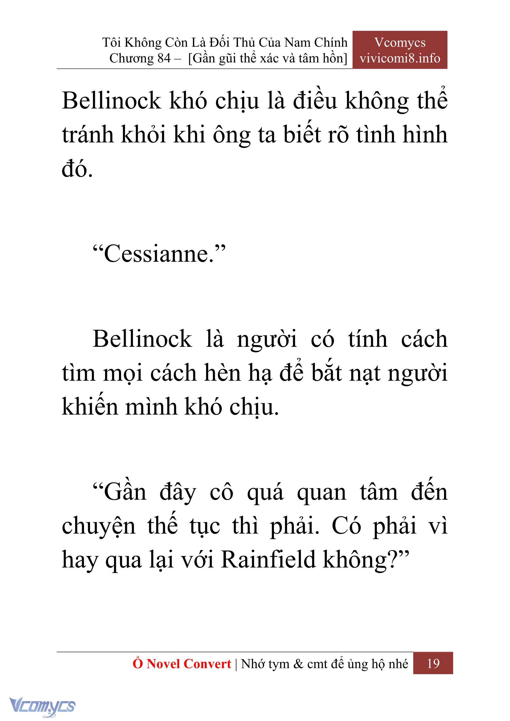 [Novel] Tôi Không Còn Là Đối Thủ Của Nam Chính Chapter  84 - 21