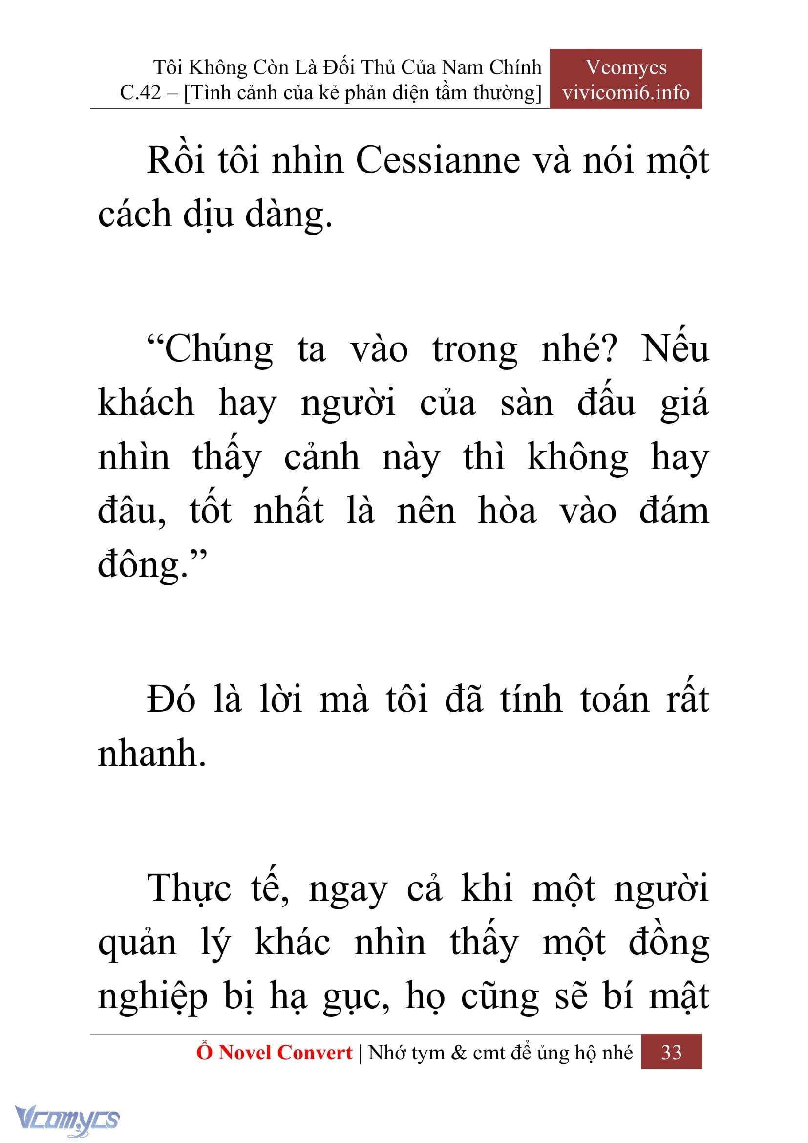 [Novel] Tôi Không Còn Là Đối Thủ Của Nam Chính Chapter  42 - 35
