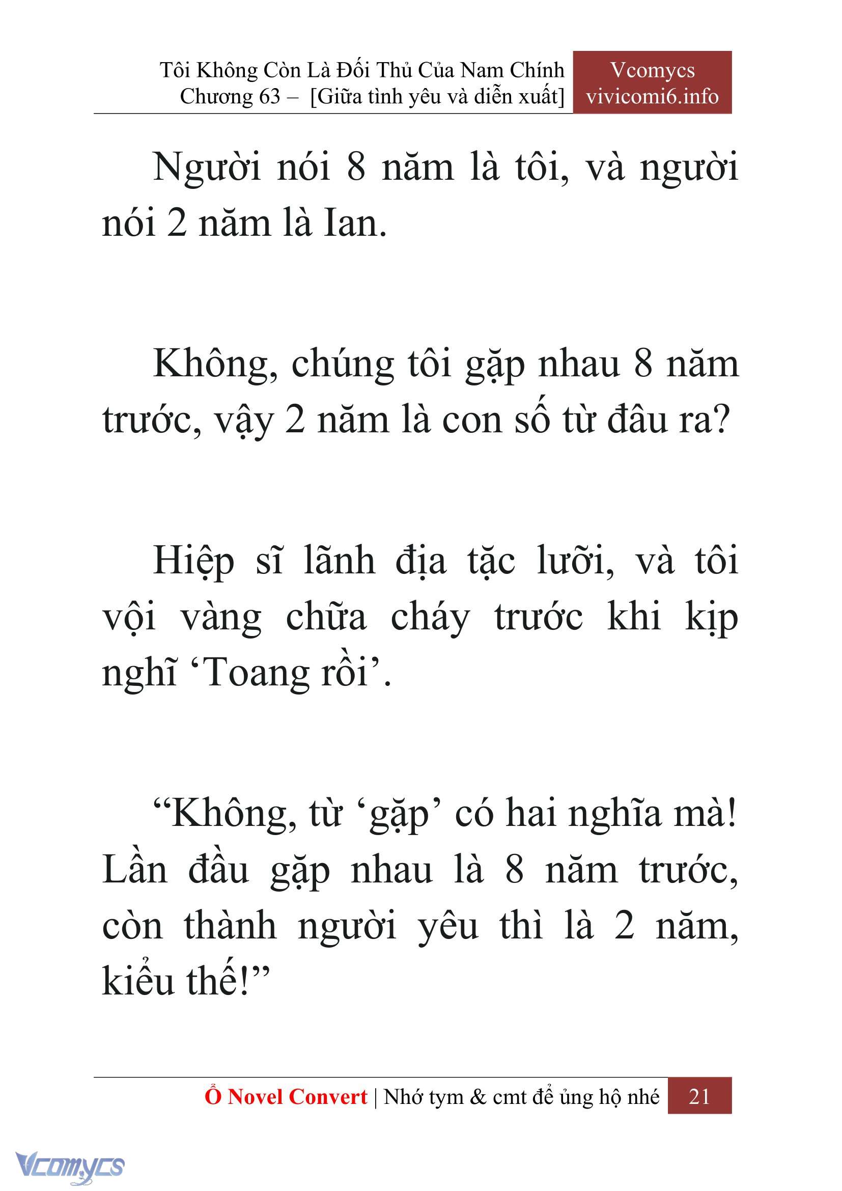 [Novel] Tôi Không Còn Là Đối Thủ Của Nam Chính Chapter  63 - 23