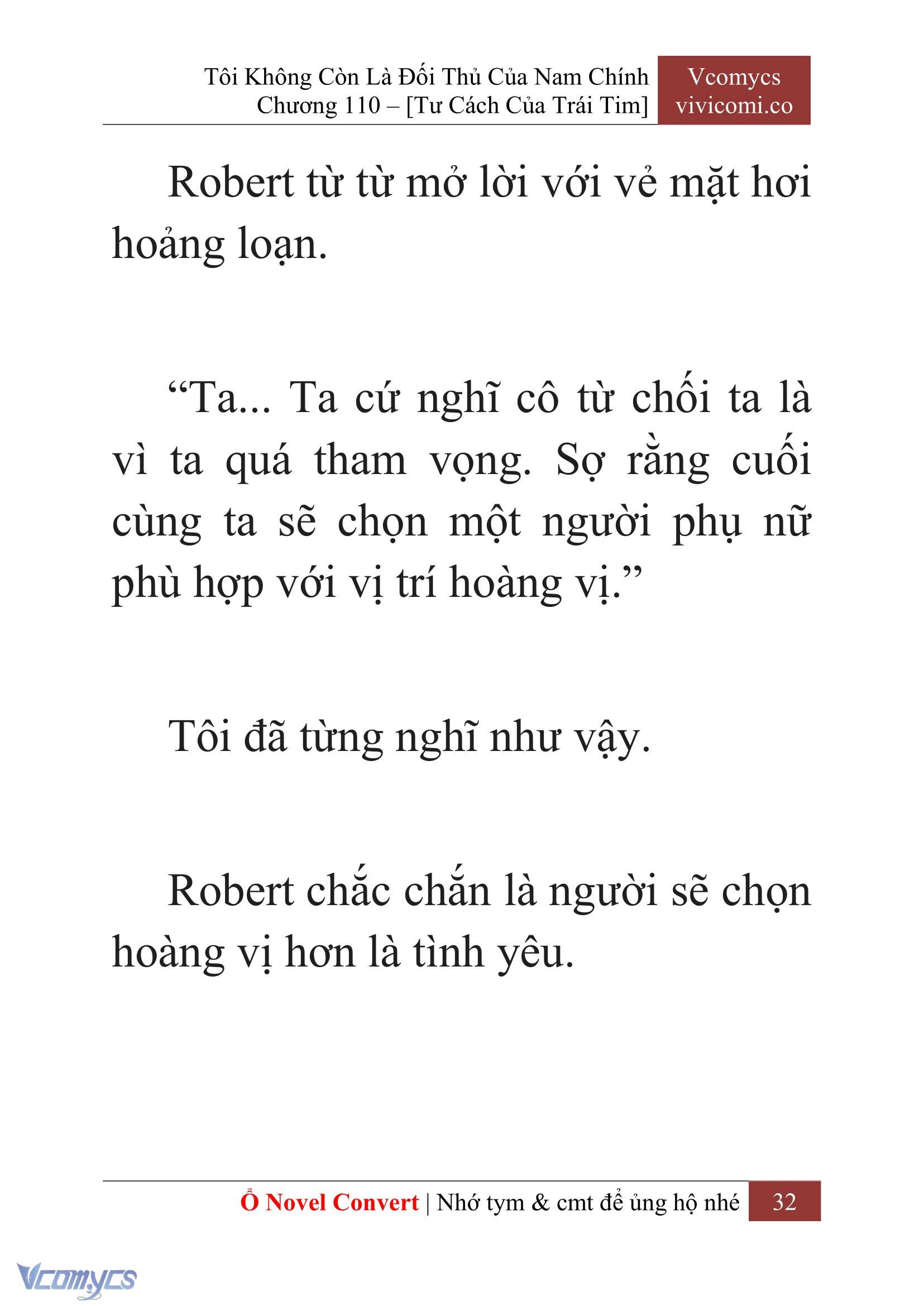 [Novel] Tôi Không Còn Là Đối Thủ Của Nam Chính Chapter  110 - 34