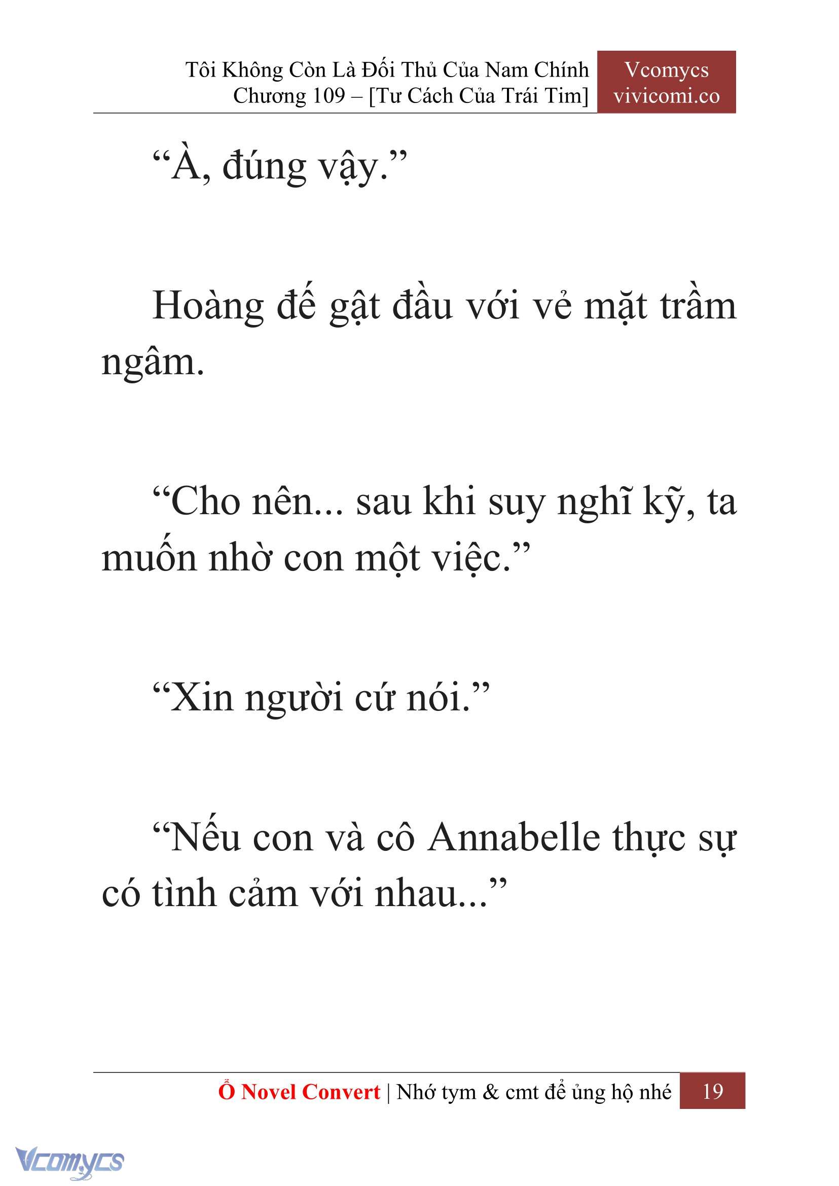 [Novel] Tôi Không Còn Là Đối Thủ Của Nam Chính Chapter  109 - 21