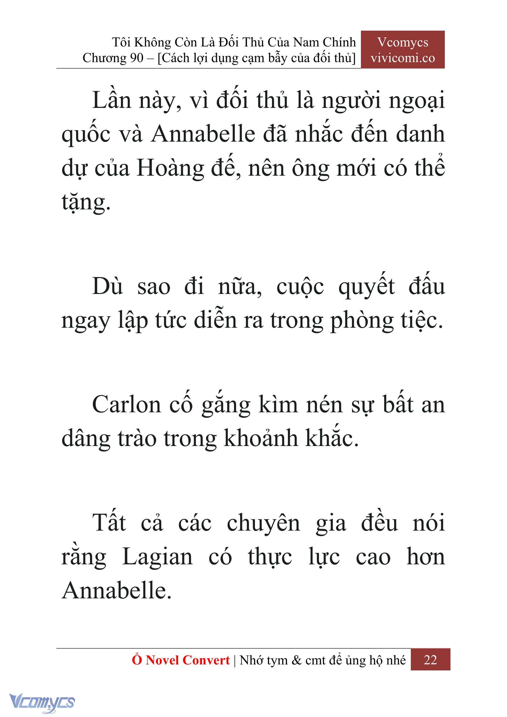 [Novel] Tôi Không Còn Là Đối Thủ Của Nam Chính Chapter  90 - 24